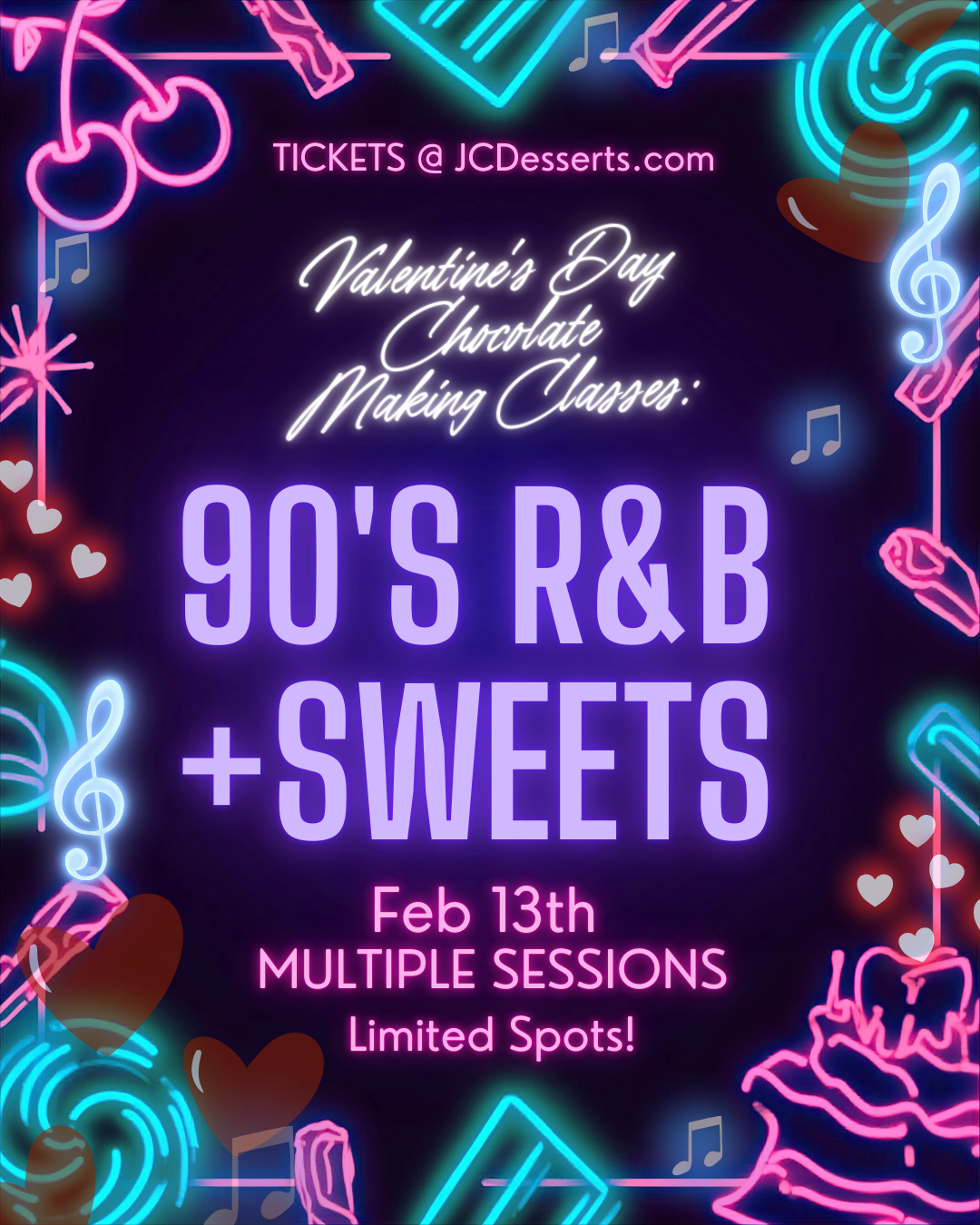 90’s R&B + SWEETS - Ticket per Couple