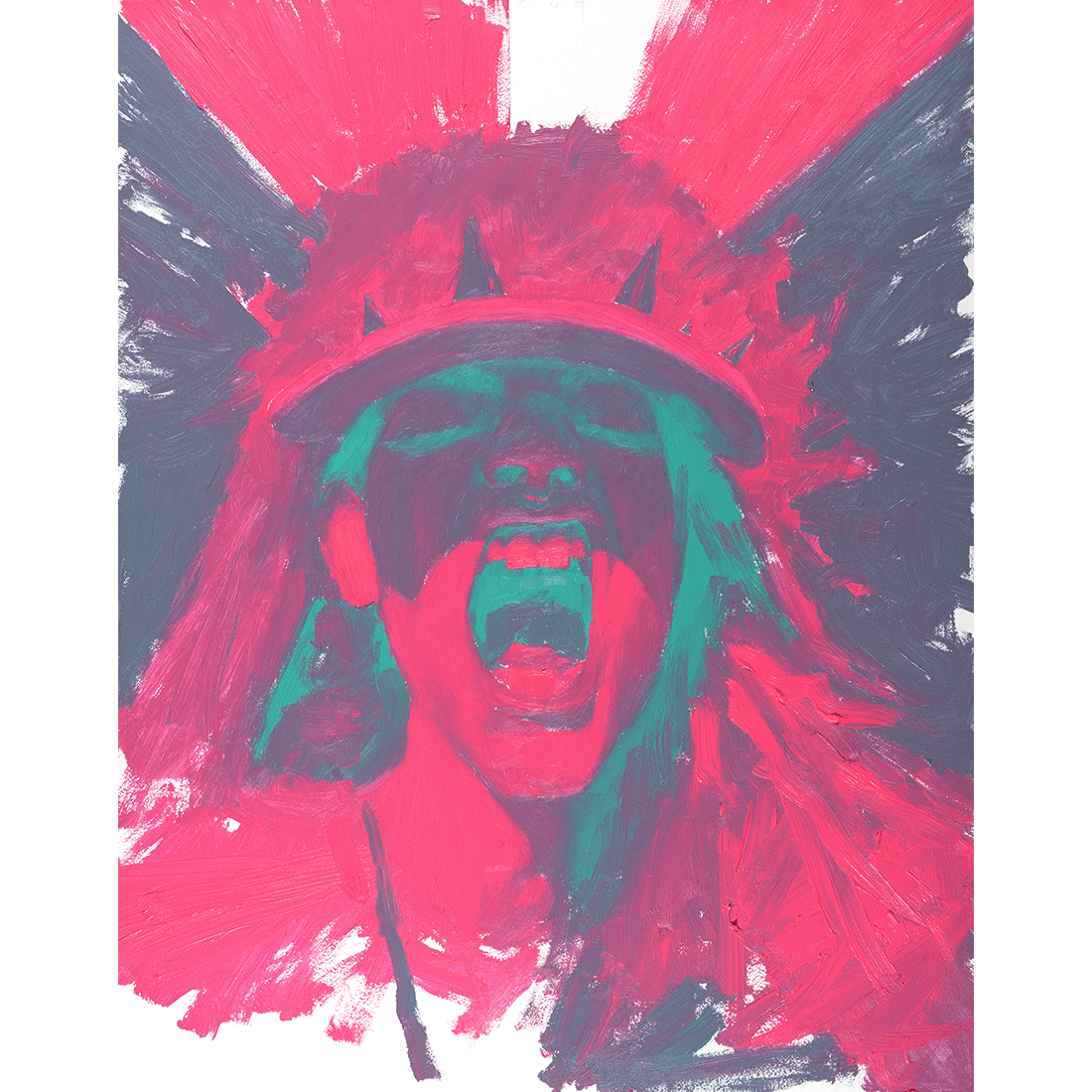 red scream