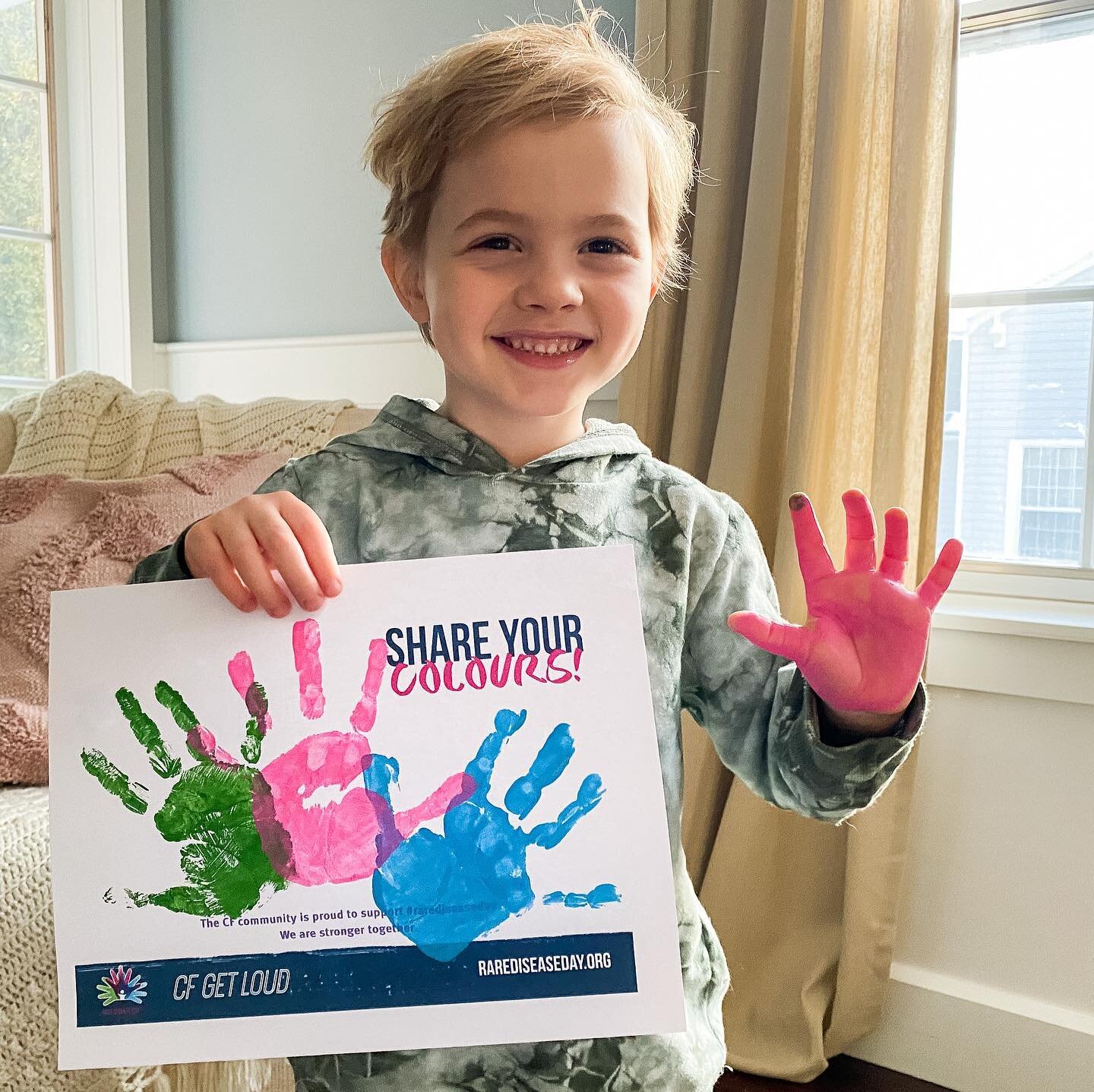 This year the CF GET LOUD | Community is officially supporting  #RareDiseaseDay and we'd love you to get involved! As a rare community, we are stronger together. Download your Rare Disease Day activity! We want to feature YOUR family on our social ch