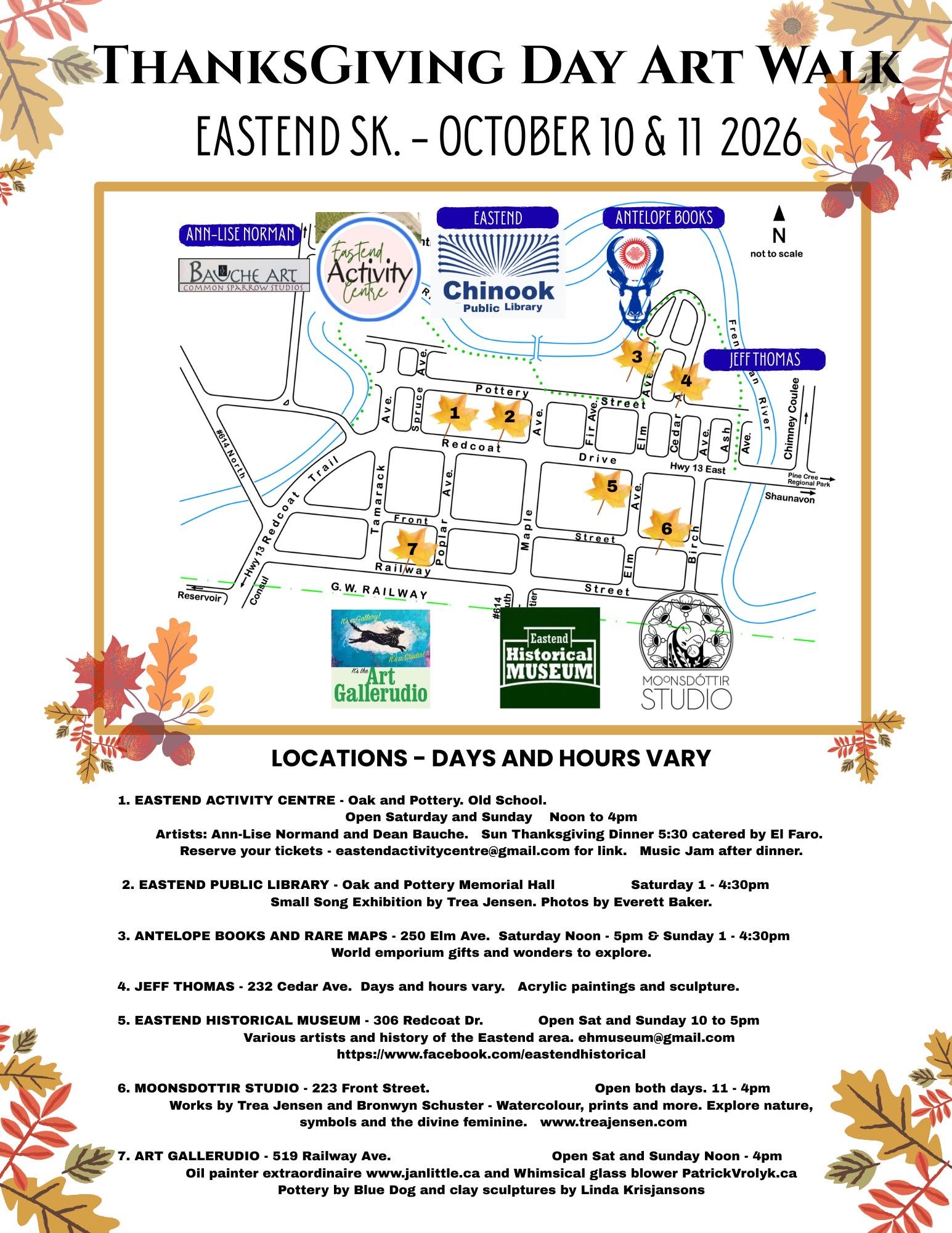 Thanksgiving Day Art Walk