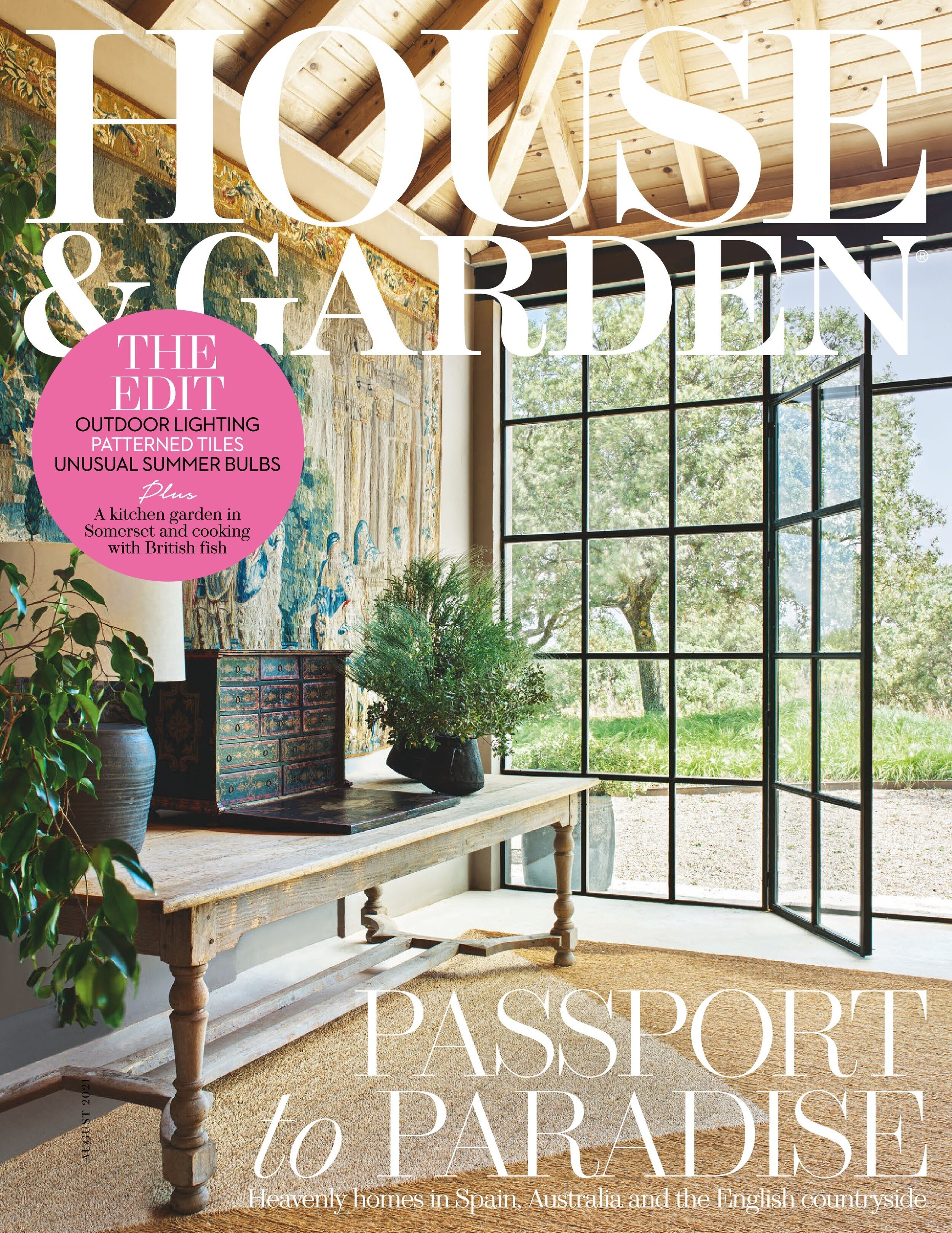 House and Garden, UK, August 2021