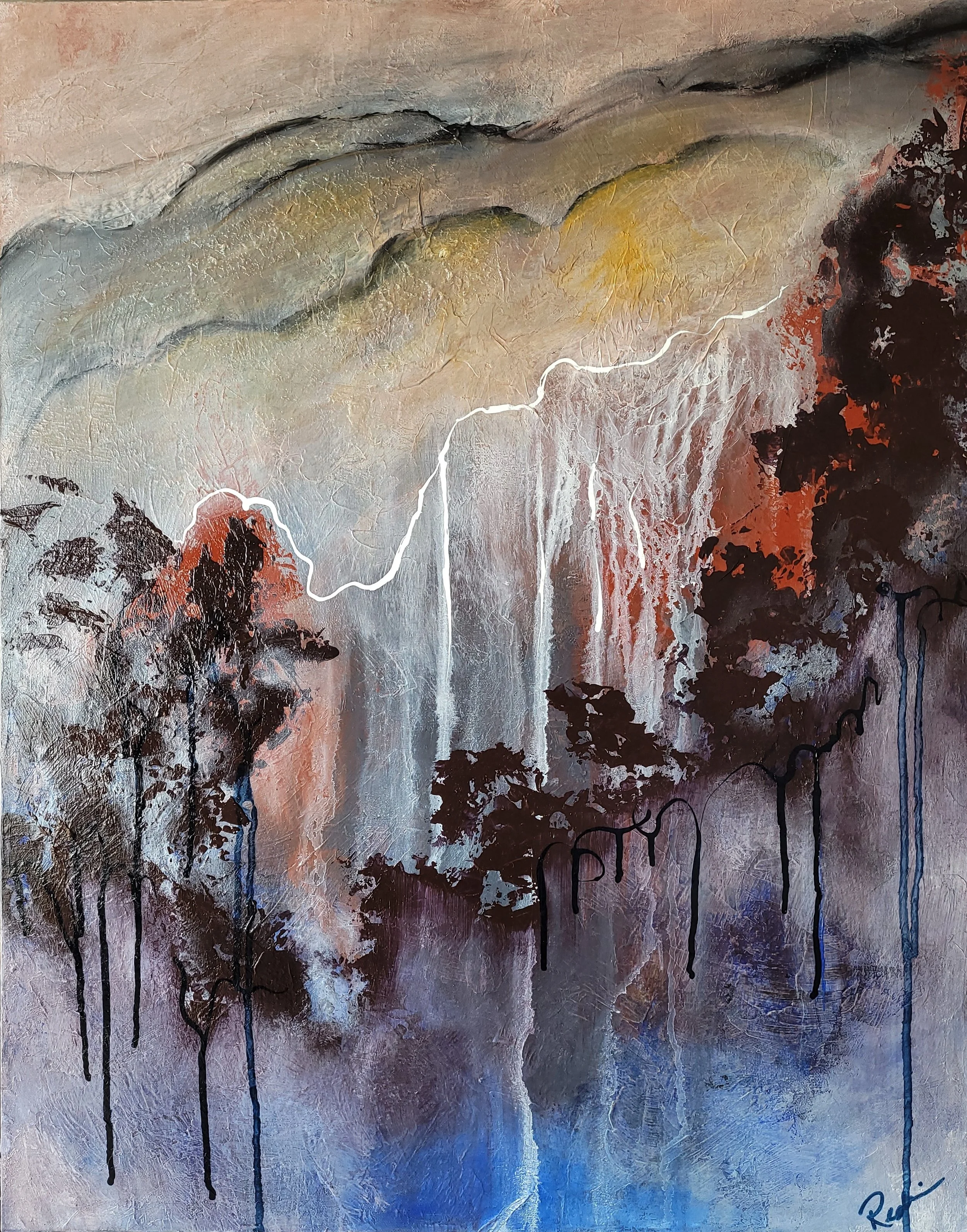 WAIT AND WONDER / 24IN X 30IN / $1926