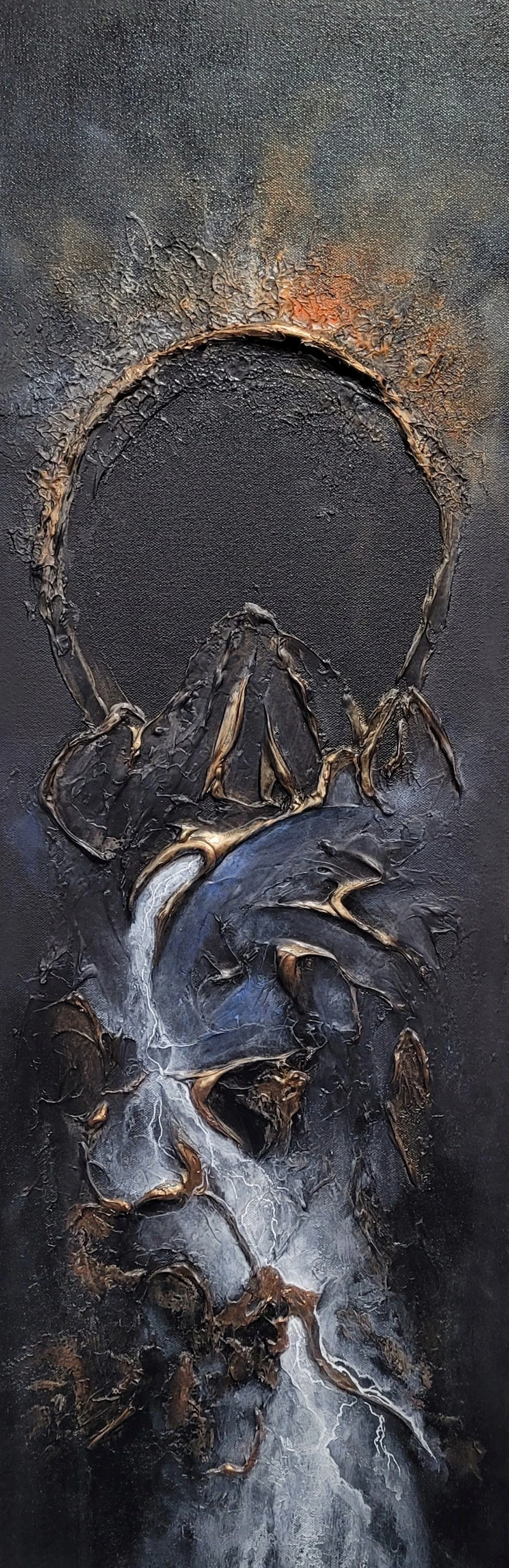 THE BLACK: Unveiling / 12IN X 36IN / $1446