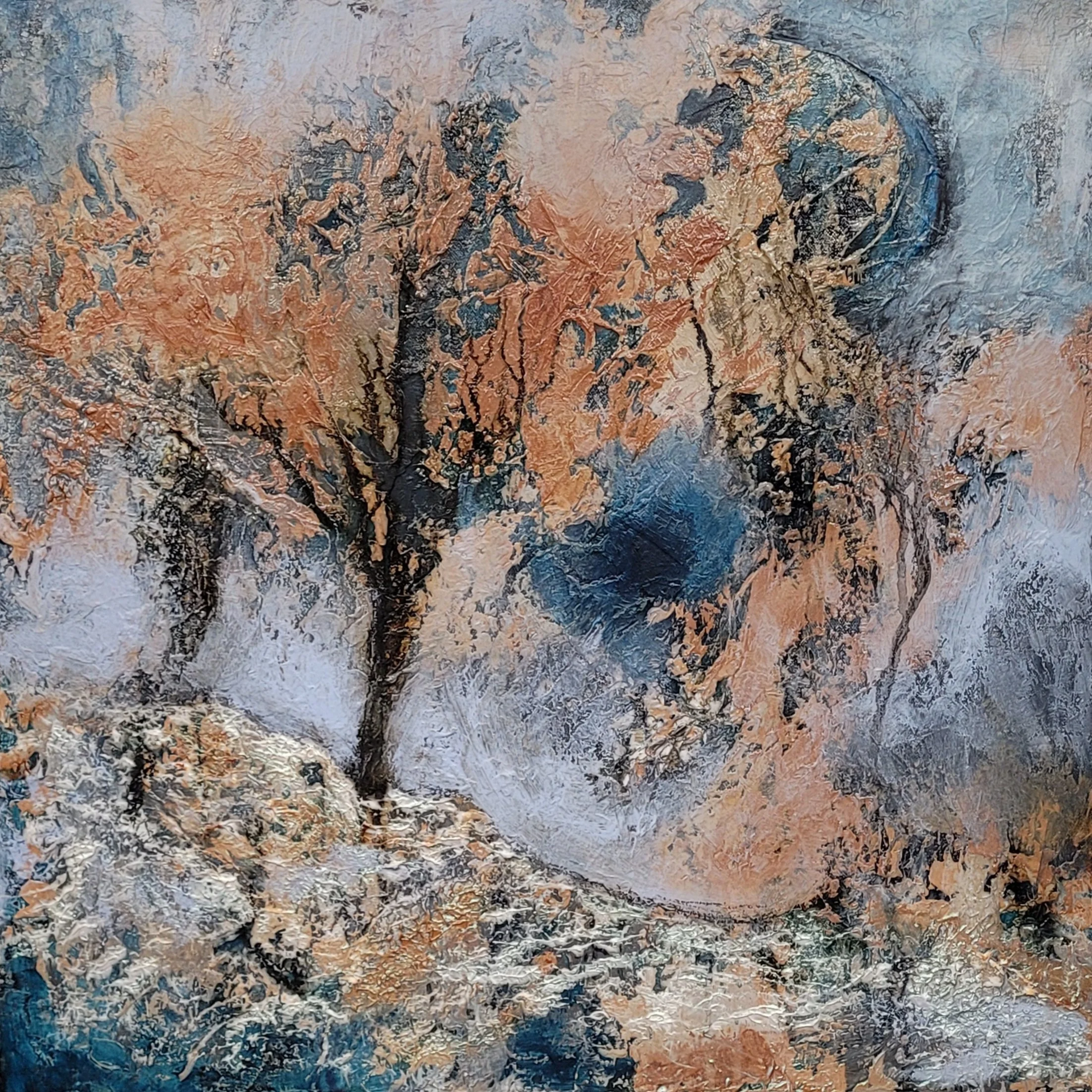 BELOW ONE'S BREATH / 24IN X 24IN