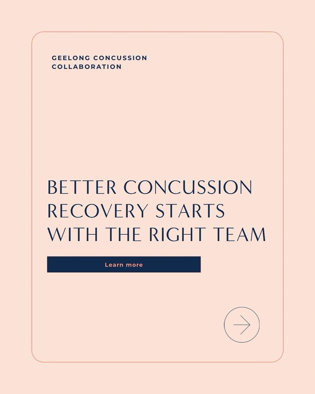 Why does a multidisciplinary approach matter?

Because concussion symptoms aren&rsquo;t just physical, and many of the most problematic symptoms are invisible.

Our team works across physiotherapy, exercise physiology and neuropsychology to identify 