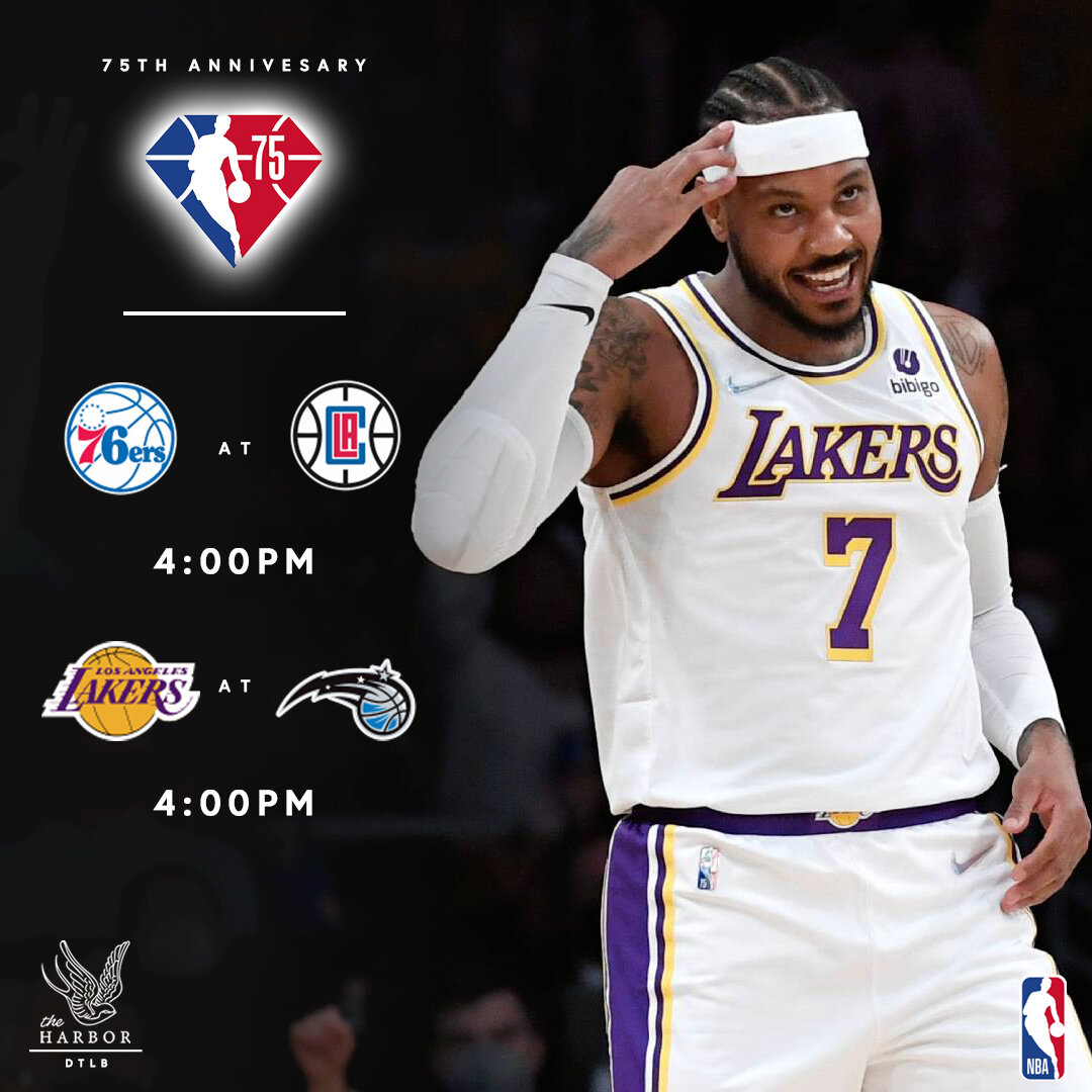 TGIF! Friday Happy Hour Is Looking Amazing! Lakers 4PM | Clippers 4PM #Letsgo | HAPPY HOUR 4PM-8PM
.
.
.
.
#Friday #fridaynight #happyhour #basketball #lakers #clippers #theharborlb #lb #lbc #longbeach #sportsbar #craftbeer #craftcocktails #dlba #din