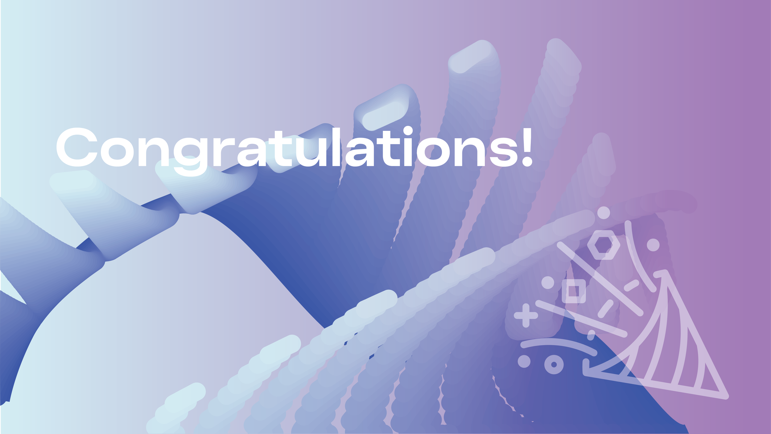 congratulations engagement graphic