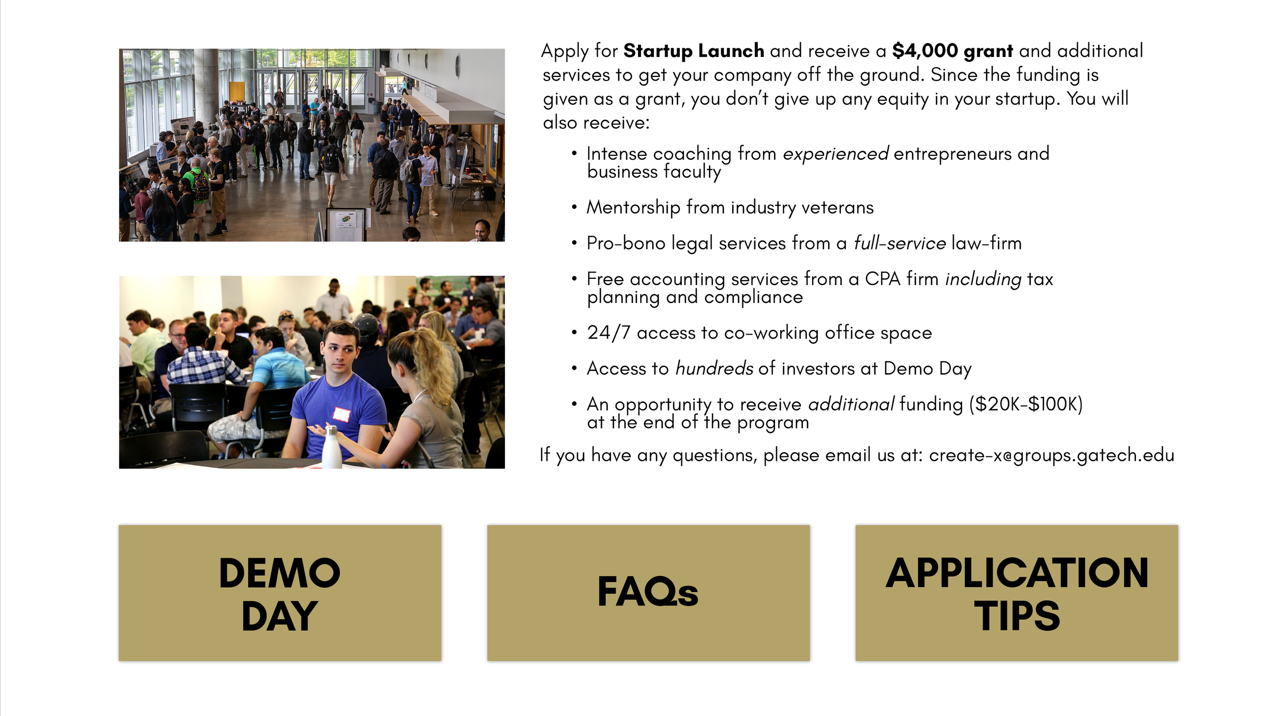 Startup Launch Landing Page Redesign cont. (Desktop)