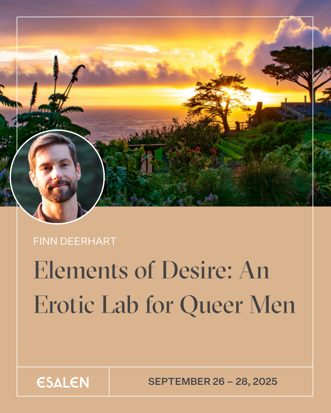 Elements of Desire: An Erotic Lab for Queer Men at Esalen