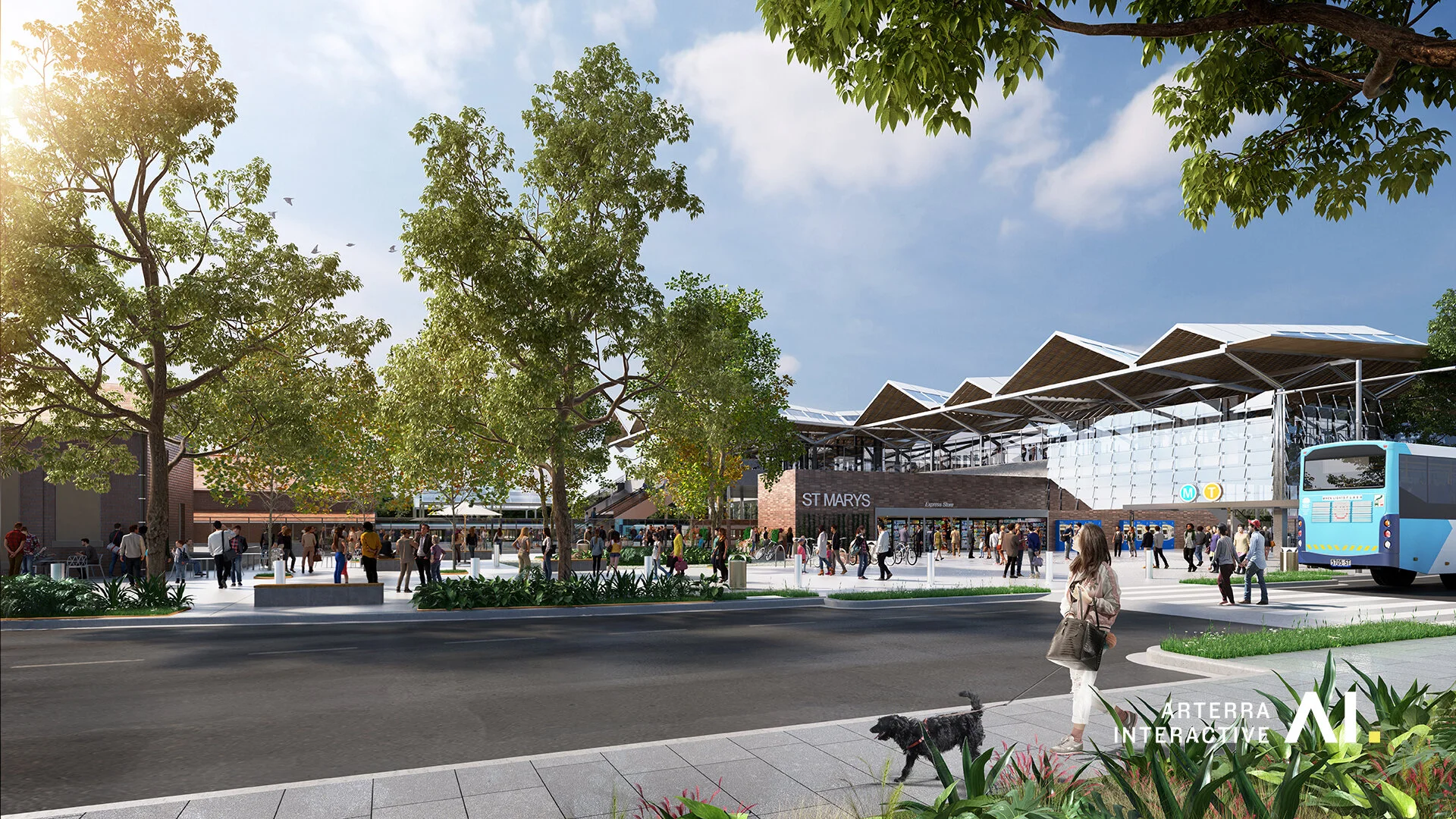 Sydney Metro St Marys Station By Arterra Interactive