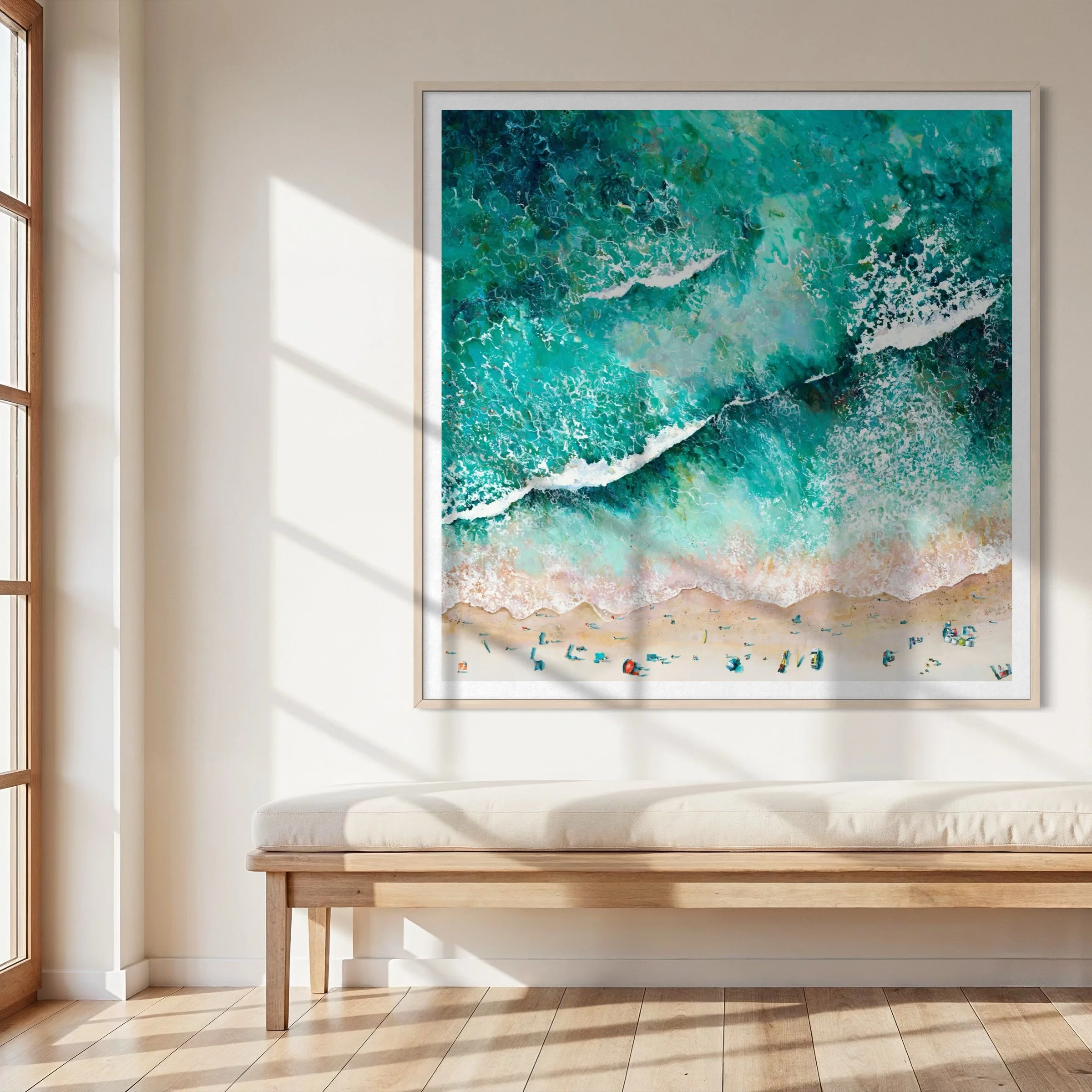 'Porthmeor Magic' Art Print | St Ives Bay Cornwall | Coastal Giclée Print