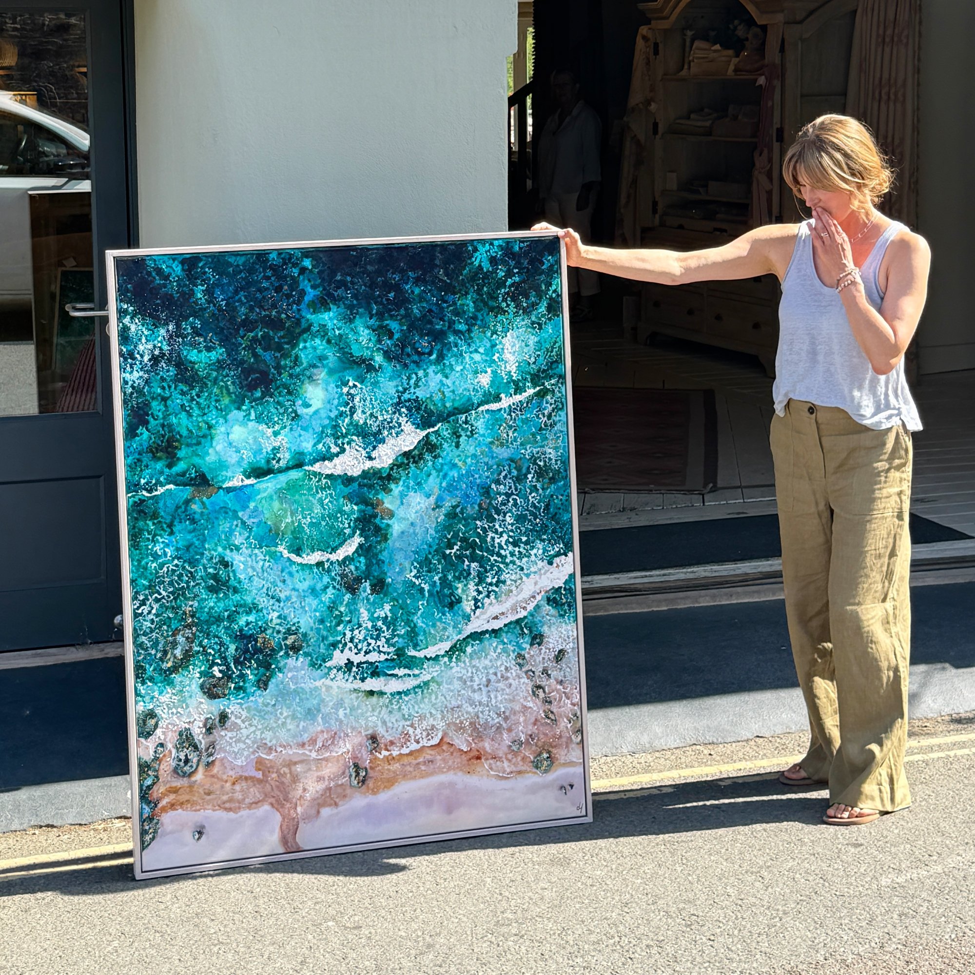 'From Gara with Love' | Large Original Painting | Lucy Young