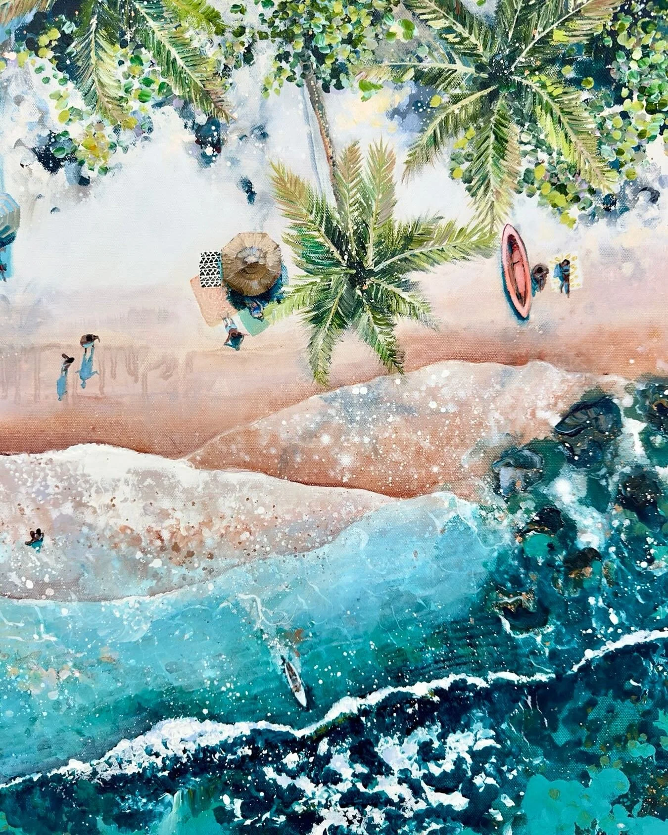 S E A S C A P E 🖌️

A close up from a recent original painting I&rsquo;ve created.

Comment ❤️ if you love it. 

#artist #loveart