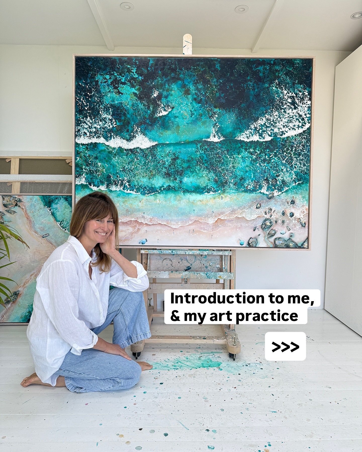I N T R O D U C T I O N 🖌️

Hi, I&rsquo;m Lucy &mdash; a modern seascape artist lucky enough to call the coast home 🌊✨ I&rsquo;m one of the original artists who paint from a new art perspective. It&rsquo;s called &lsquo;Aerial Seascapes&rsquo;.

I 