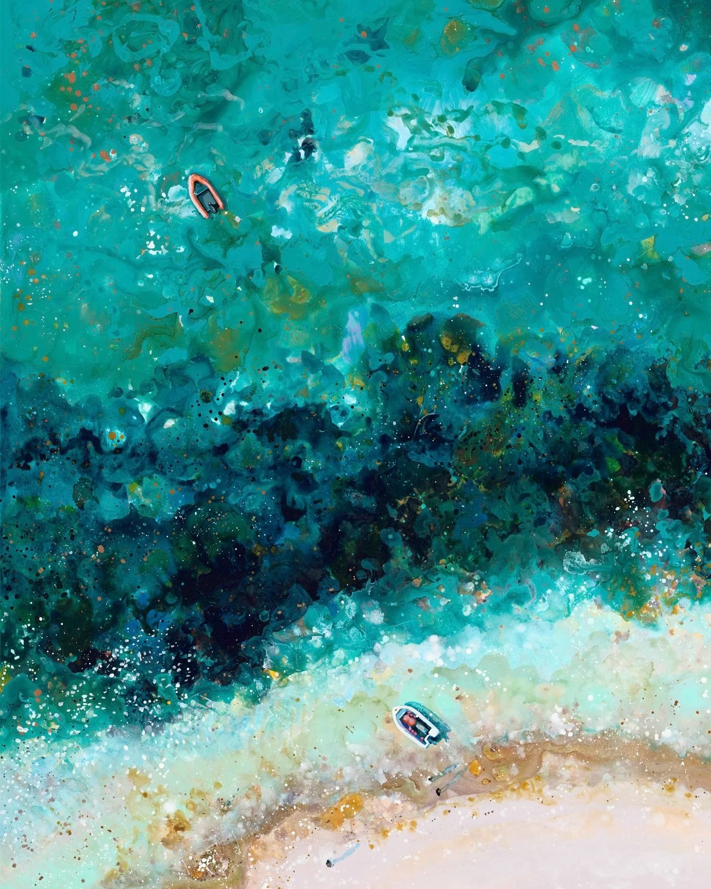 &lsquo;Inky Waters&rsquo;

3D scanned from an original acrylic on wooden board original painting.

 Detail are everything. Thank you @thelogicalchoicestudio for always giving me the best quality products for my online gallery.

#reproductions #finear