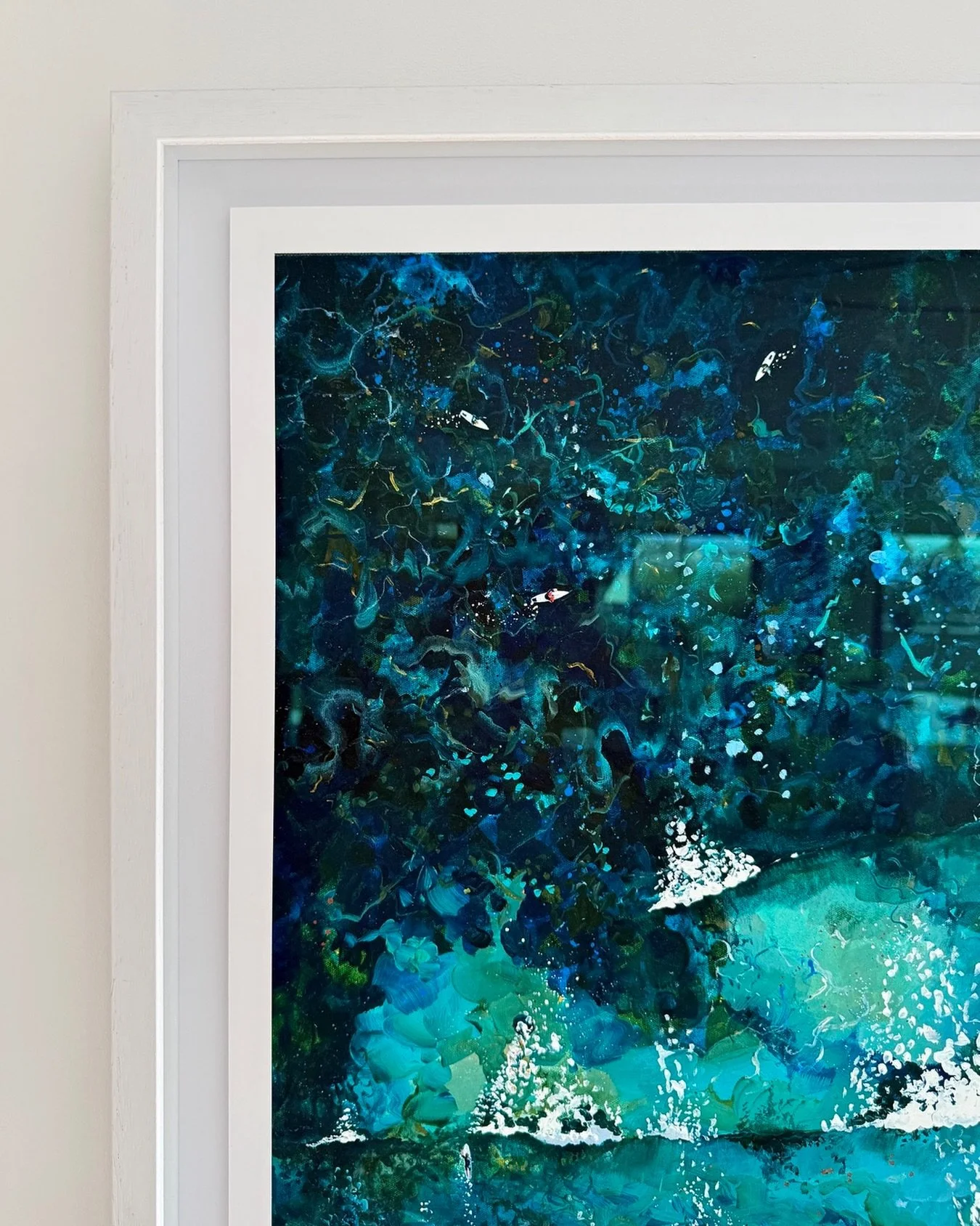 I&rsquo;m often asked about framing.

My number one recommendation is to use a local framer such as @dorsetframers or @mojoframing 

It&rsquo;s all about personal preference, but my current favourite framing style is a simple white frame, float mount