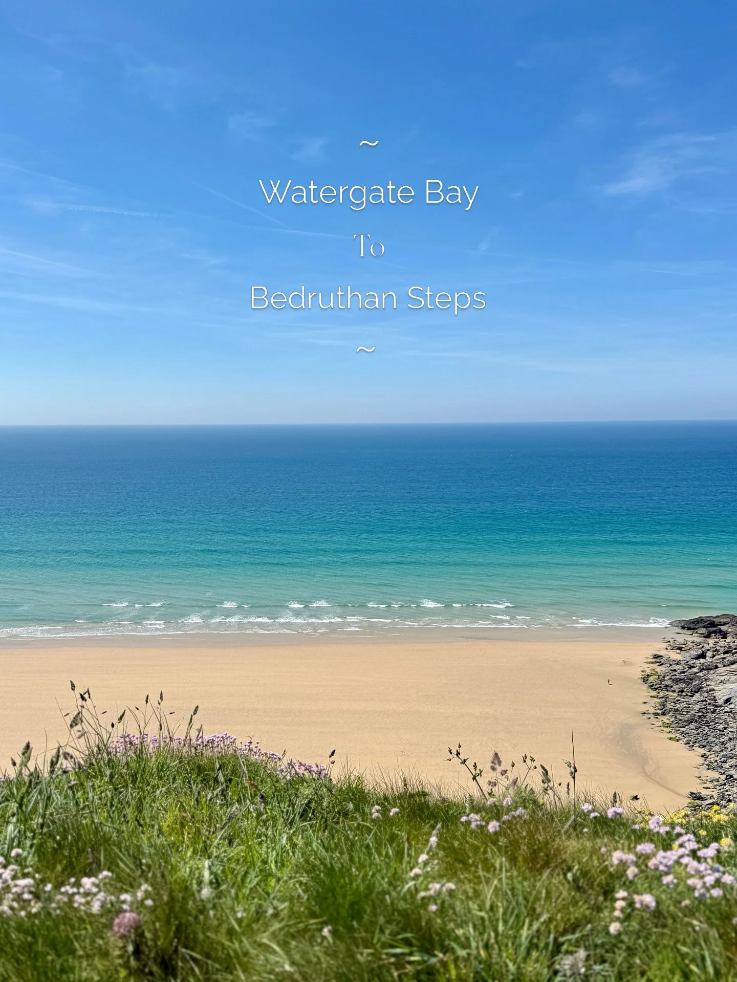 Watergate Bay to Bedruthan Steps 🌊

One of my favourite walks at the start of the year.

In only a few weeks, Cornwall will start to look like this again. I can&rsquo;t wait 🚶&zwj;♀️

See you in the coastal path. 

#southwestcoastpath #bedruthanste
