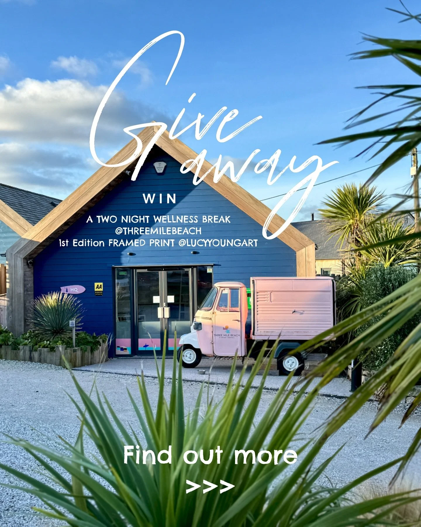 Win! A luxury wellness break and art by me. 🧘&zwj;♀️🌊🖌️

I&rsquo;ve teamed up with my favourite luxury beach resort @threemilebeach to oﬀer you a two-night luxury wellness break, including two 90-minute treatments within &lsquo;Relax&rsquo; the br