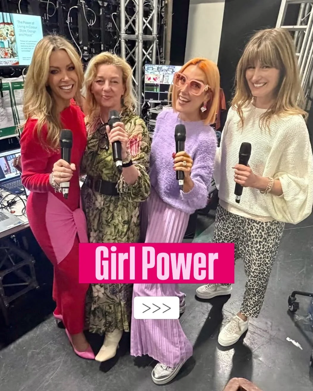 It was a joy and honour to be asked by the talent which is Anoushka Lancaster award winning interior designer to speak on an &lsquo;Expert&rsquo; panel on the Power of living with colour at The Ideal Home Show, London Olympia this week.  I was a litt