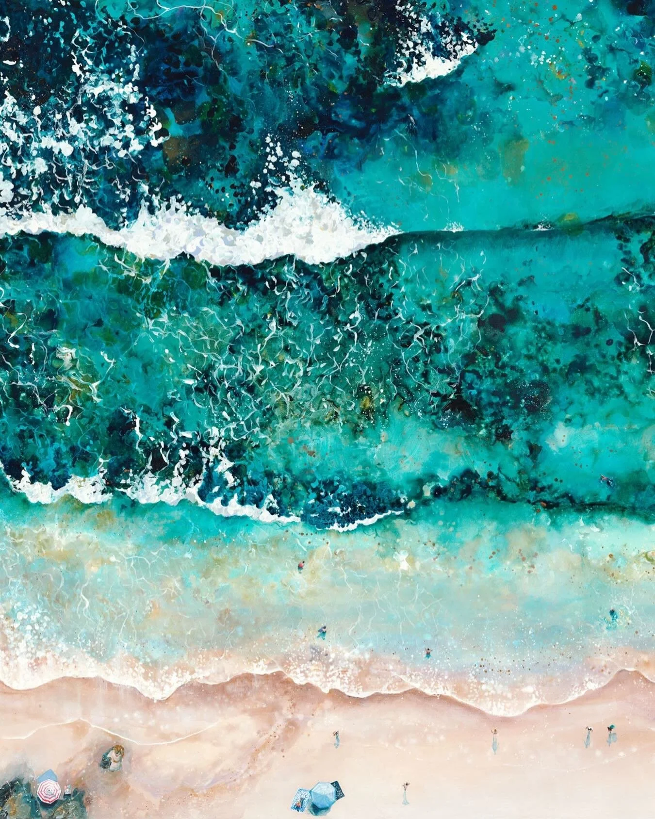 🌊

Close up from one of my favourite new prints 🖌️