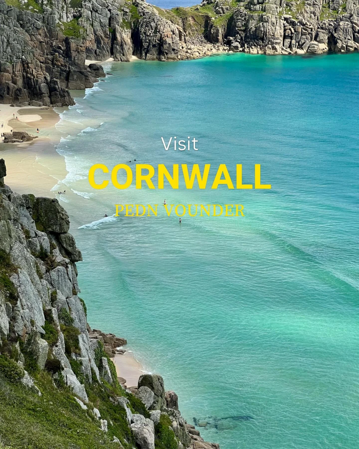 Cornwall most tropical beach 🏝️ 

Tucked away in the granite cliffs of West Cornwall, Pedn Vounder is a breathtaking slice of paradise. This remote spot near Land&rsquo;s End is legendary for its Caribbean-clear waters and a stretch of white sand th