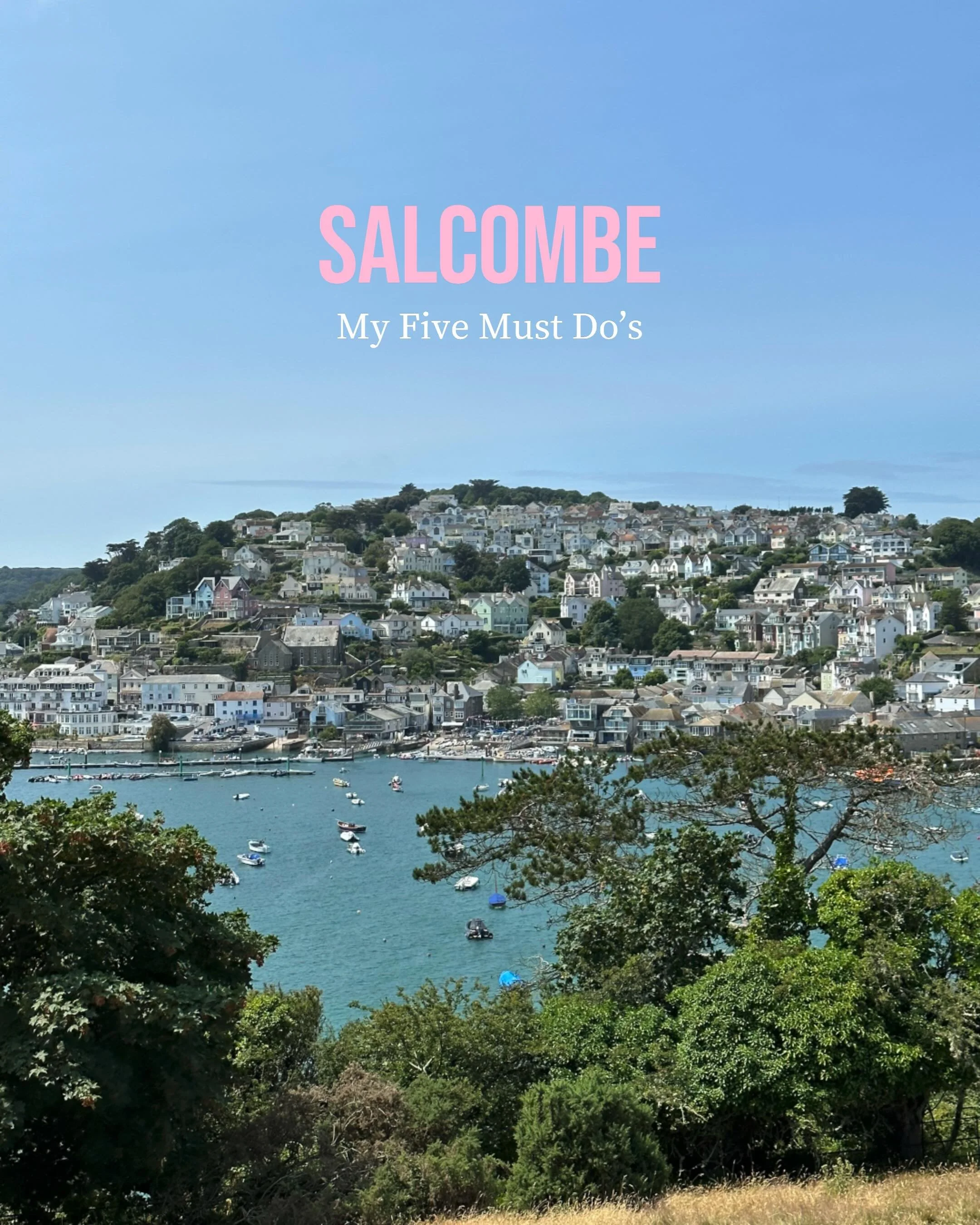 Salcombe - My top five things to do ✨

As you know, Salcombe is one of my favourite places in the world and with the weather warming up, I thought I&rsquo;d share my top five things to do&hellip;.

No 1) The Beaches. 🌊⛱️

With a large collection of 