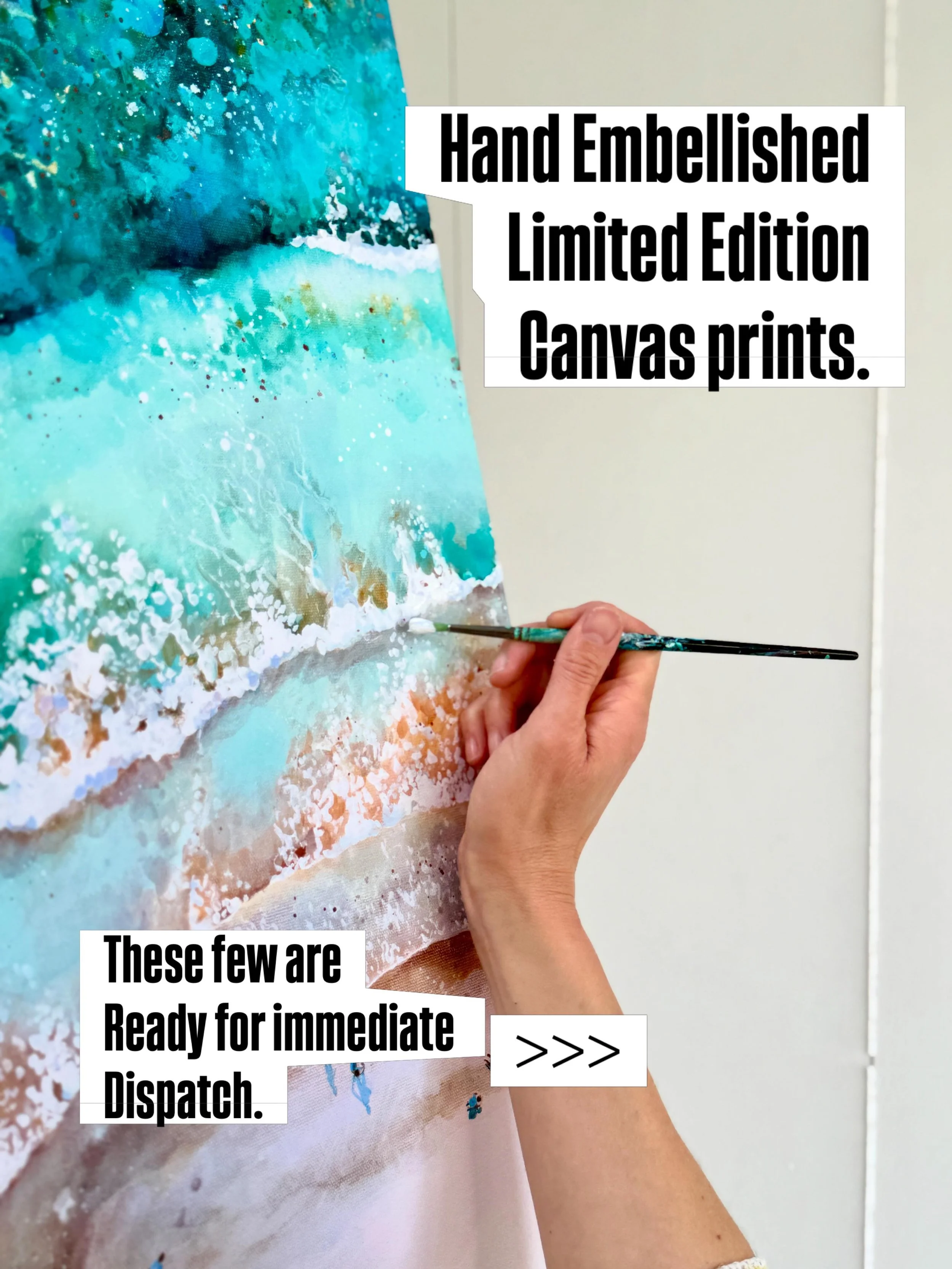 Available for immediate dispatch 🚚

Thank you for the amazing response to my new collection of Limited Edition, hand embellished canvas prints, framed in solid wood frames.

The standard lead time on these prints is 4 weeks from order date, but I ha