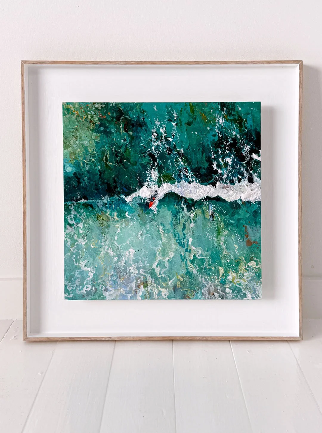 'Follow the Flow ' | Gwithian Beach Cornish Painting | Three Mile Beach