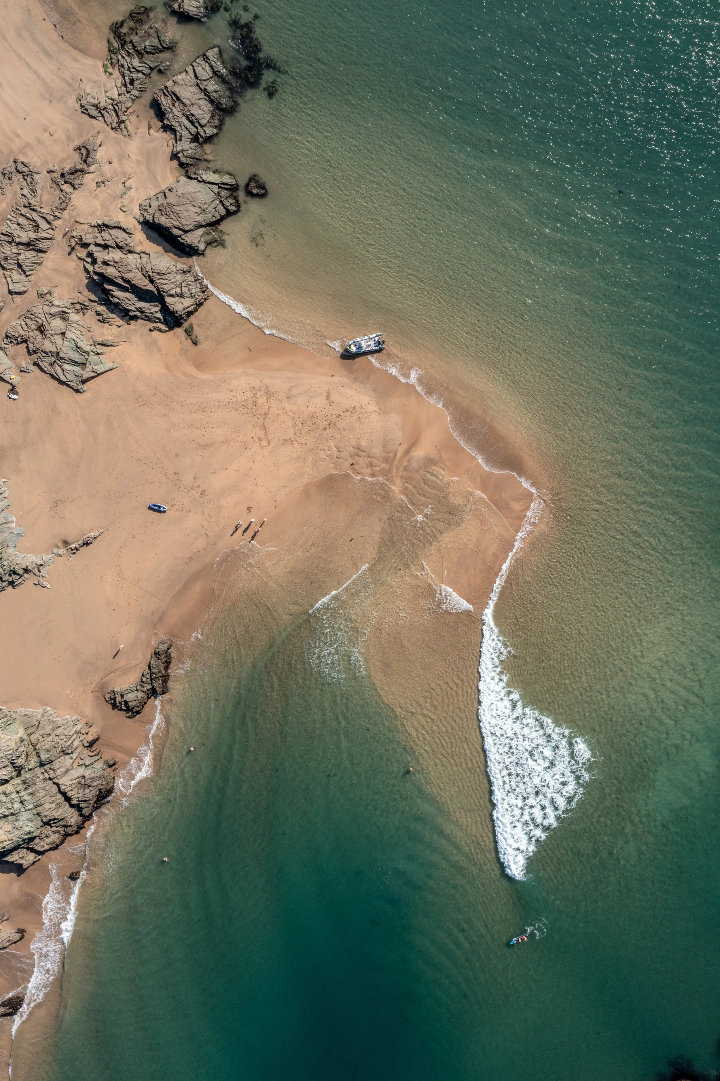 the hipple, Salcombe's secret beach, Lucy Young artist