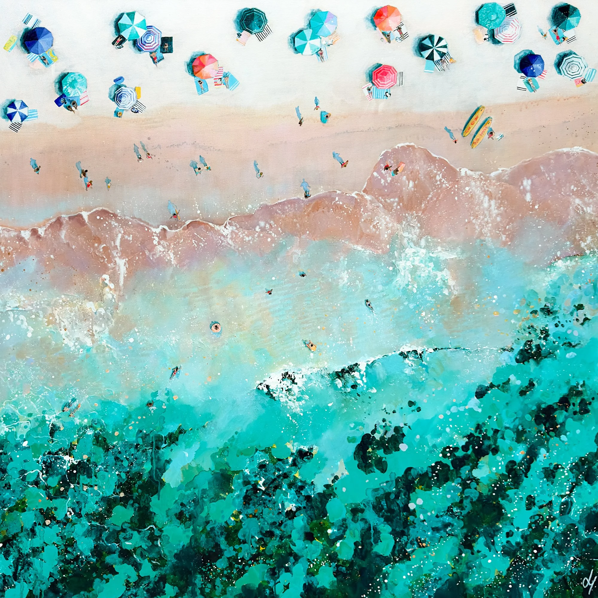 'Bondi Magic' | Original Bondi Beach Australia Painting | Lucy Young