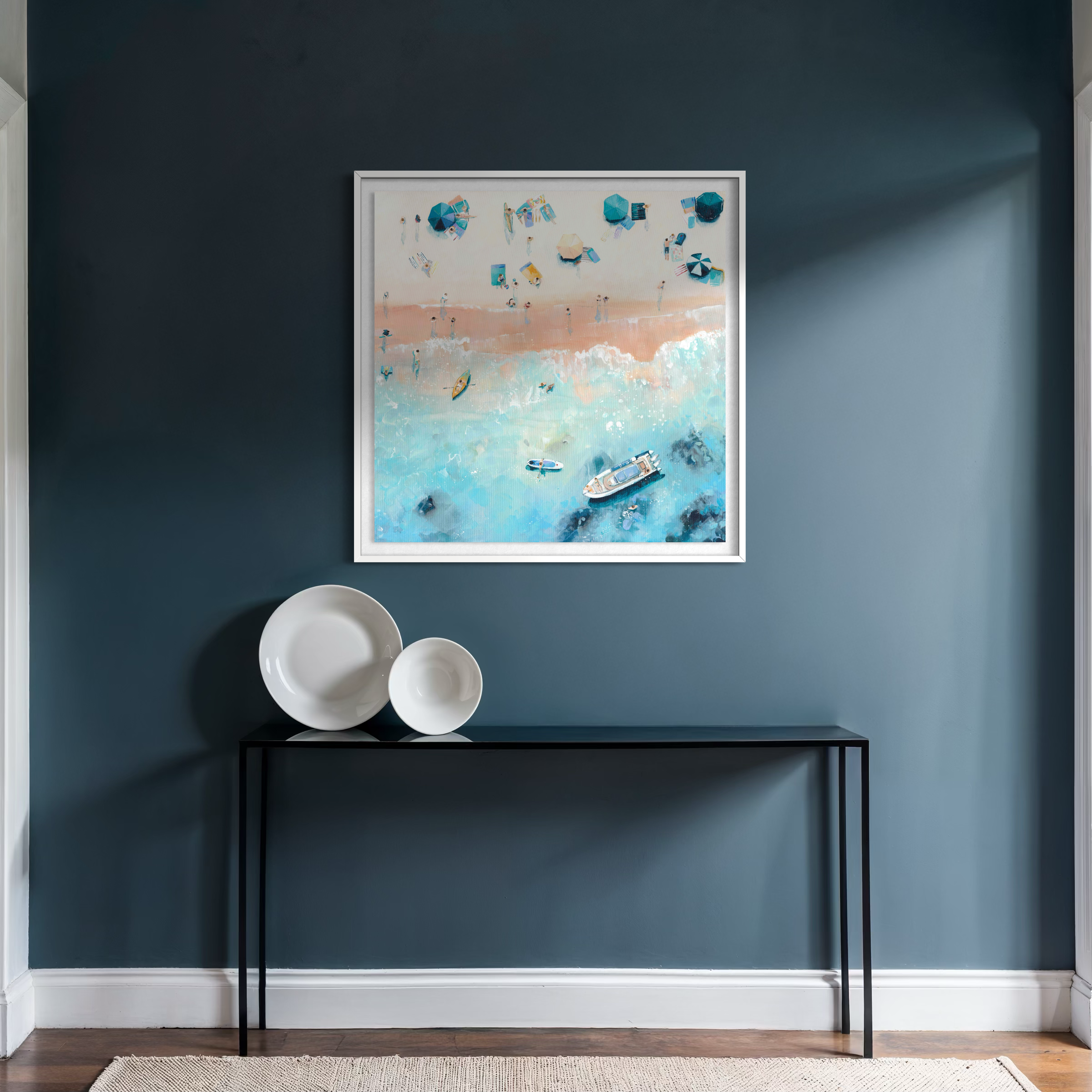 'Beach Days II' Art Print | Coastal Seaside | Giclée Print