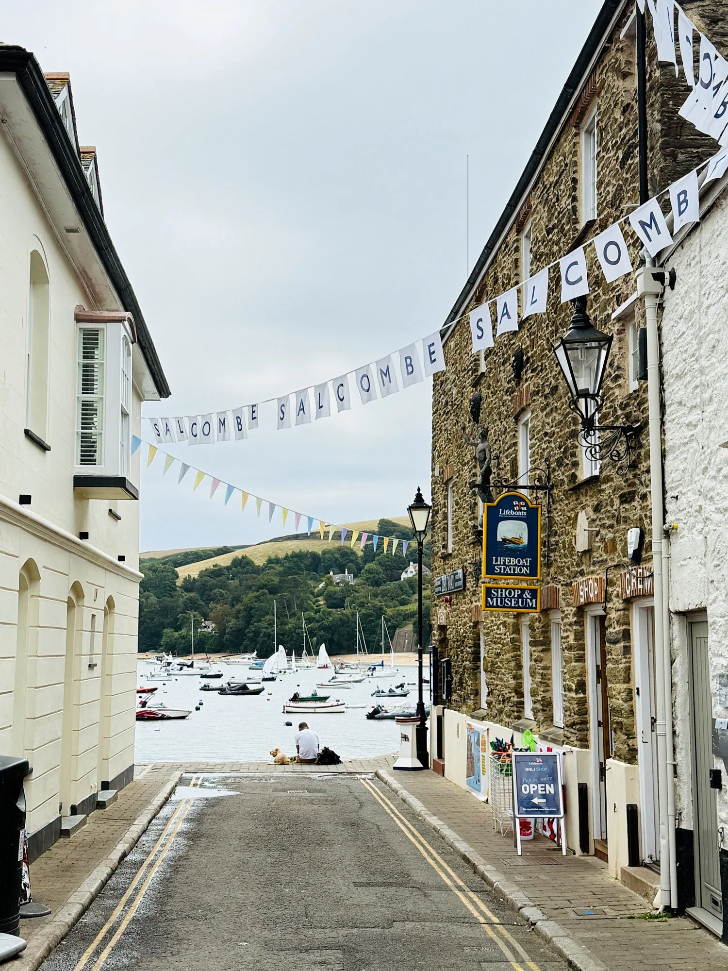 Victoria quay the start of my salcombe art walk by Lucy Young