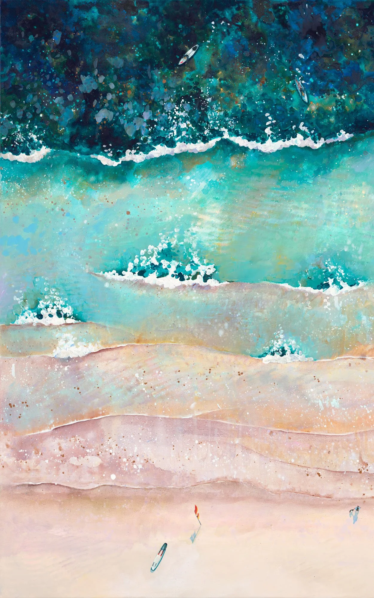 Bentham blue one print