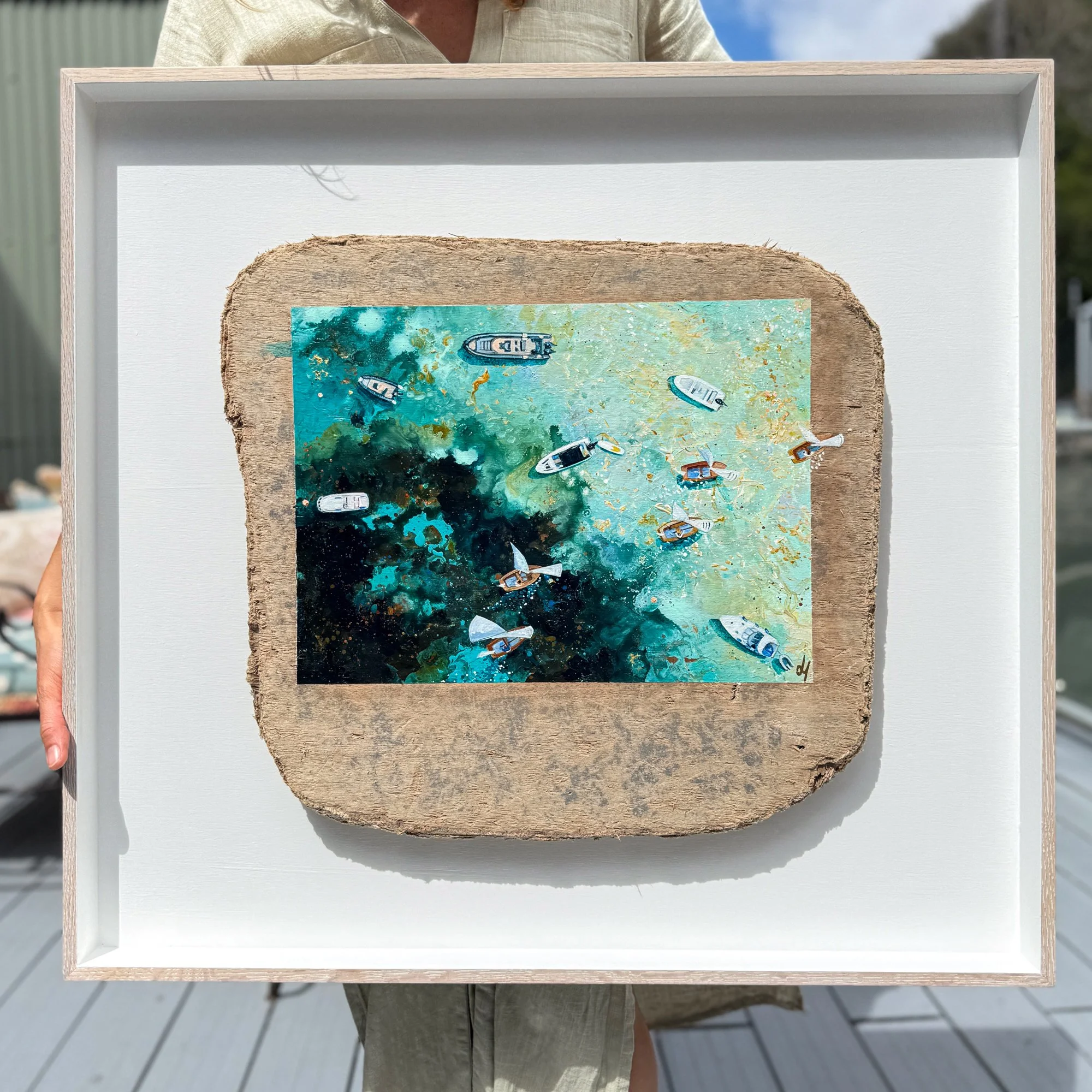 'A Sense of Freedom'  | Salcombe Harbour | Driftwood Art