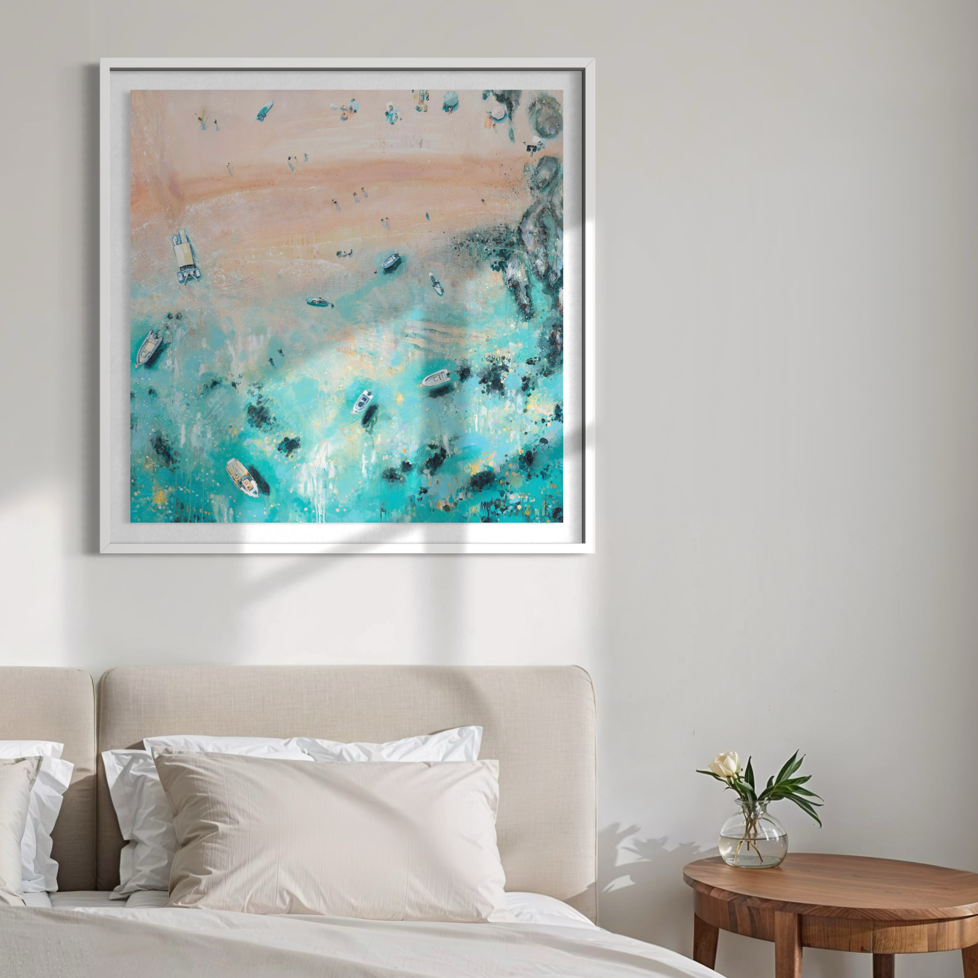 'South Sands II' Art Print | Salcombe Estuary South Sand Ferry | South Devon Giclée Print