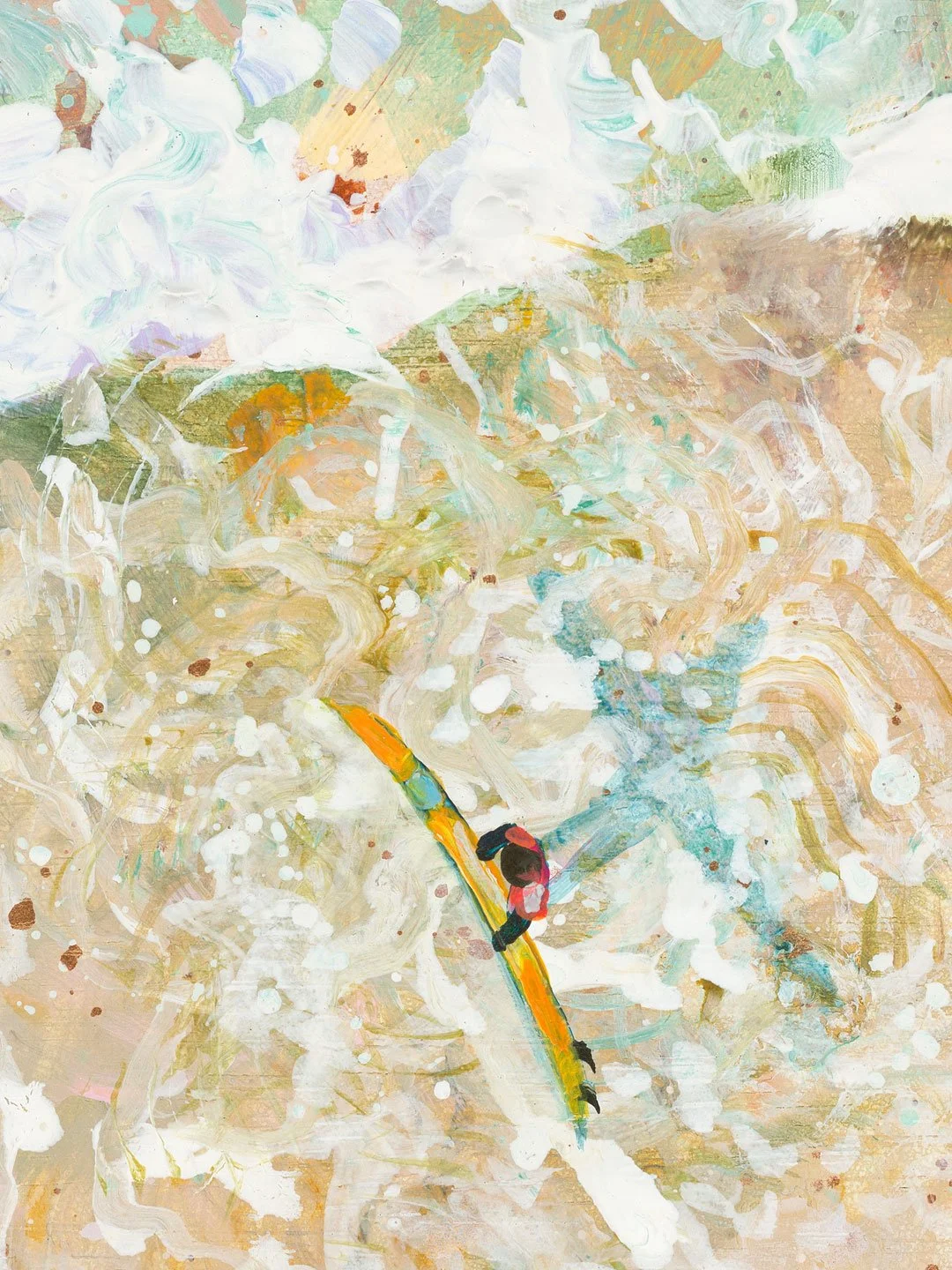 coastal print close up detailing