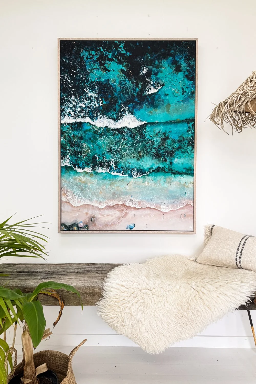Eternal Waves I | Hand Finished Limited Edition Canvas Print | Lucy Young Studio