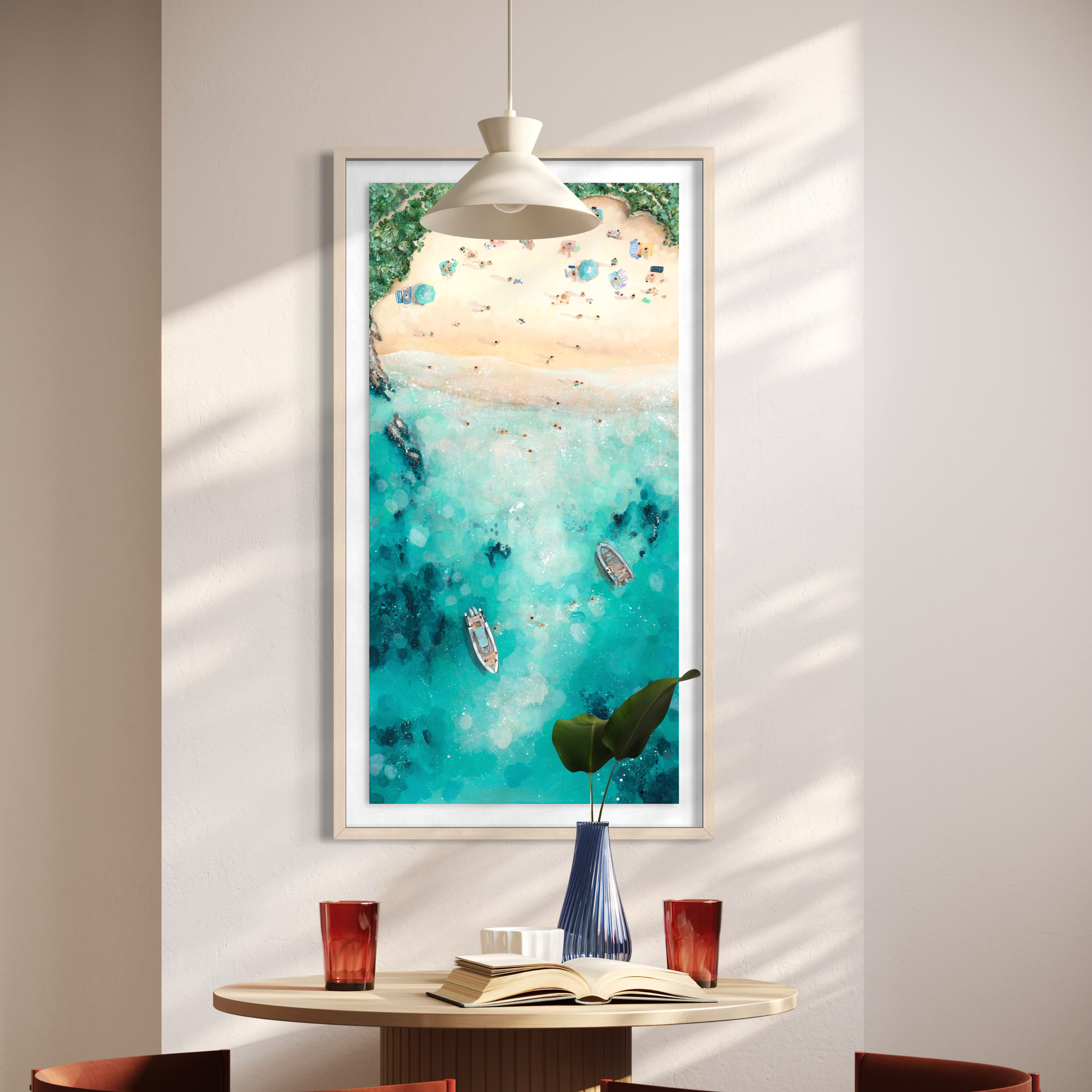 tropical-island-wall-art-modern-dining-room.jpeg