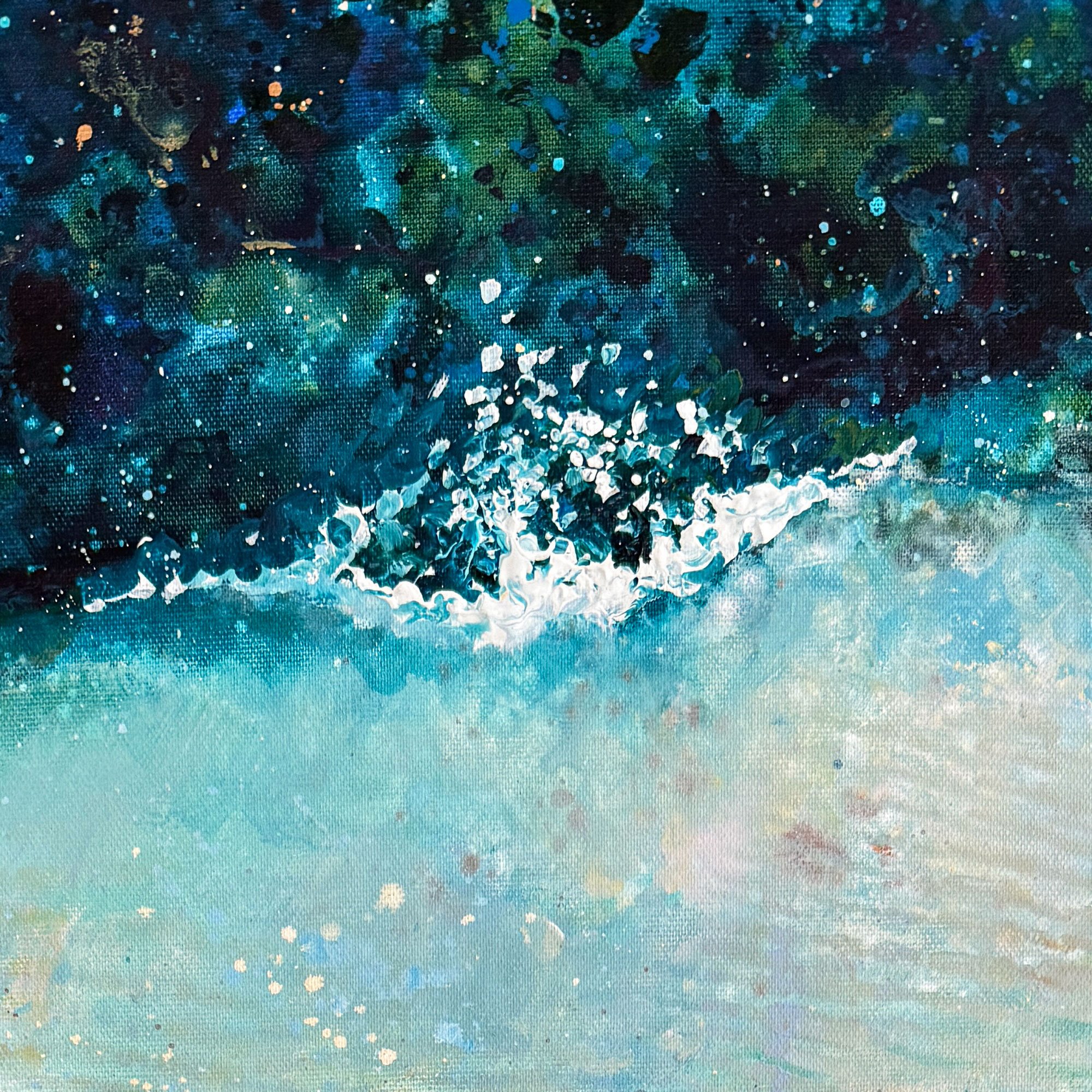 Bantham Blue print by Lucy Young