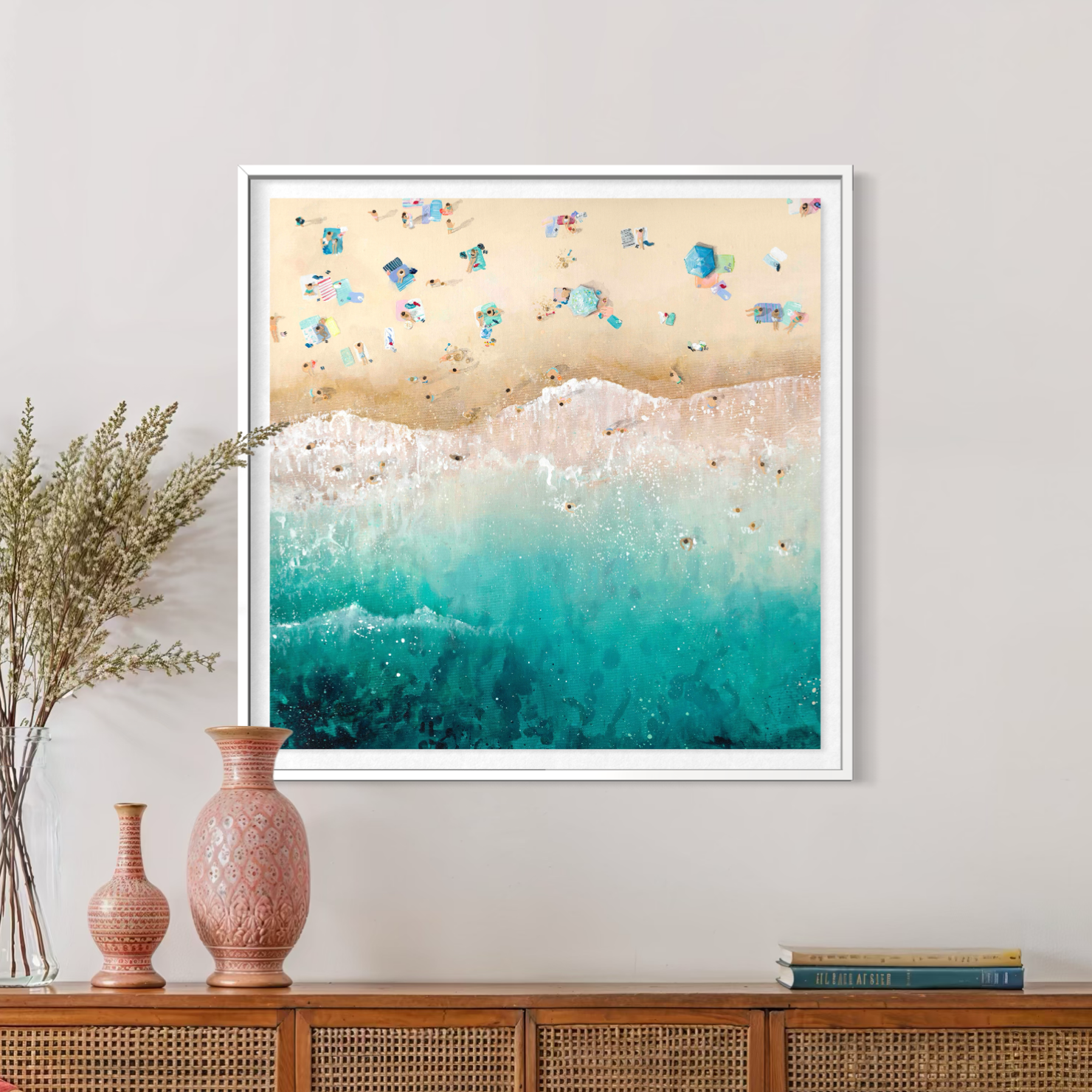 'Kaleidoscopic Shores II' Art Print | Cornish Summerscape | Giclée Fine Art Print