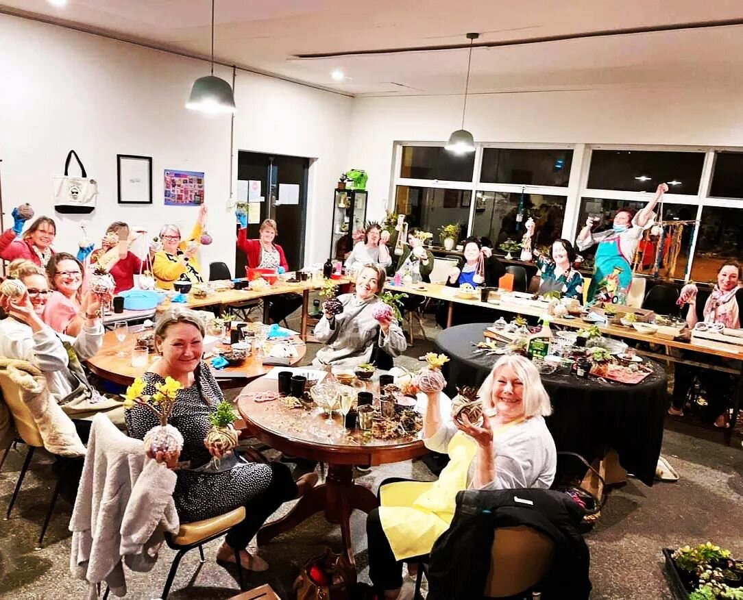 ❤️ Phenomenal People ❤️

Huge thank you to all of our beautiful participants from our very first Kokedama workshop @touchofthemo 🪴

We had an amazing night and hope you did too! 

Being the first time back to teaching in a few years, I was nervous a