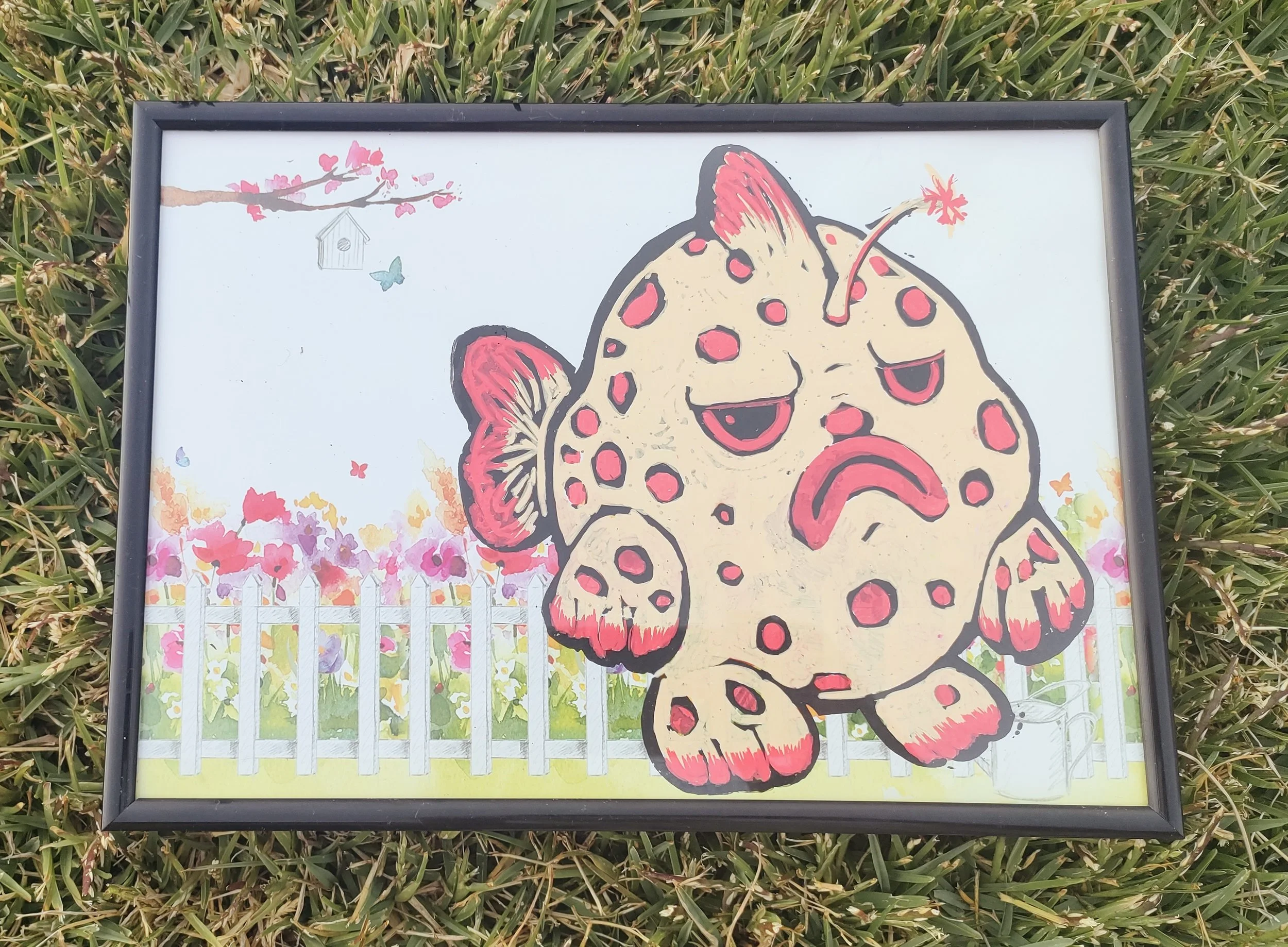 Grumpy in the Garden.