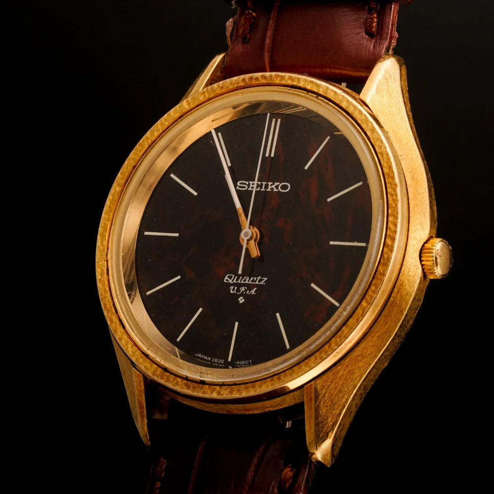 セイコー 【SEIKO】 V.F.A. ストーンダイヤル 3820-6000 メンズ ブルー 