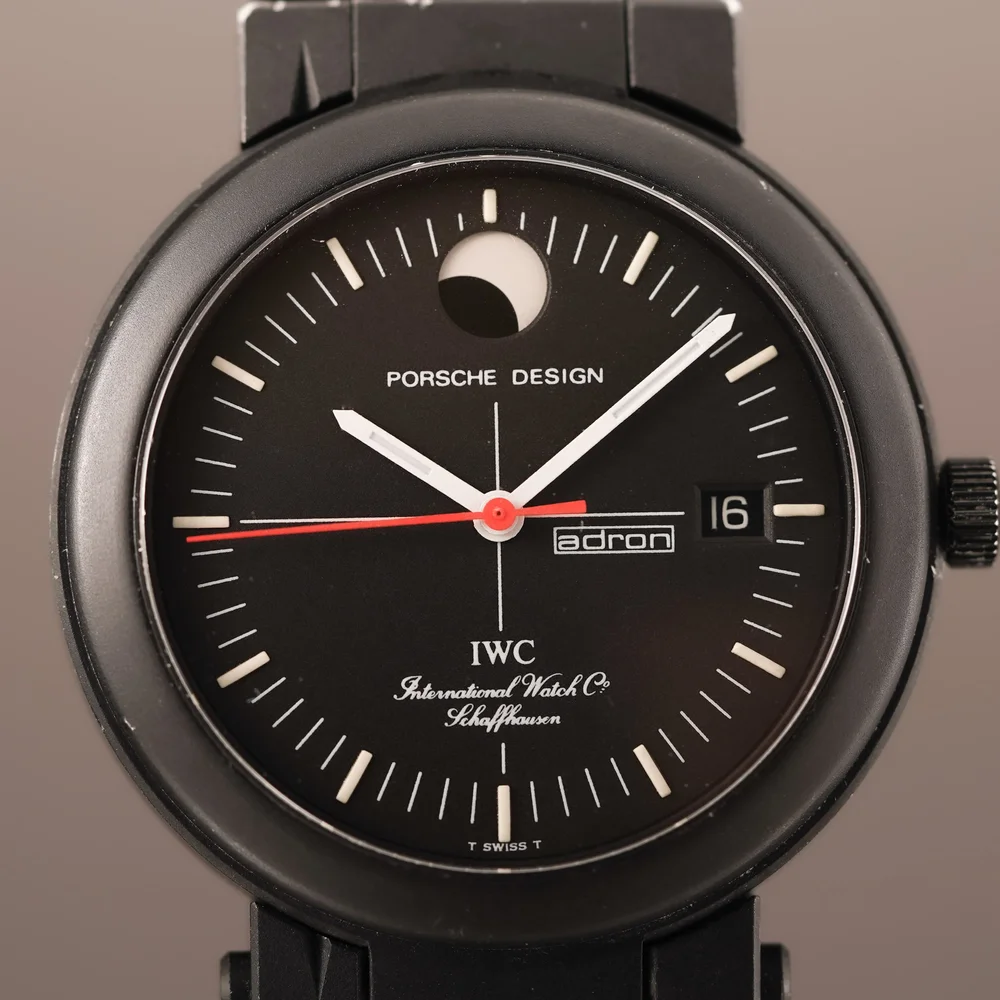 IWC PORSCHE DESIGN COMPASS MOONPHASE ADRON (3551) — Berne Horology