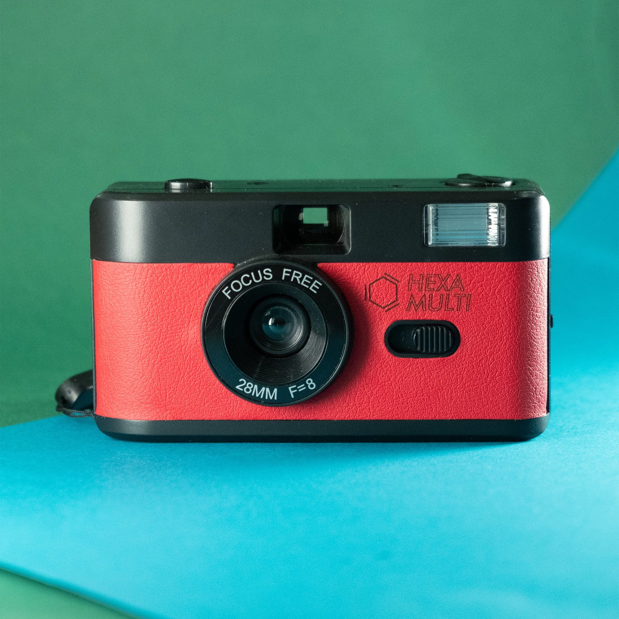 Hexa MULTI - Cámara reutilizable negra / roja