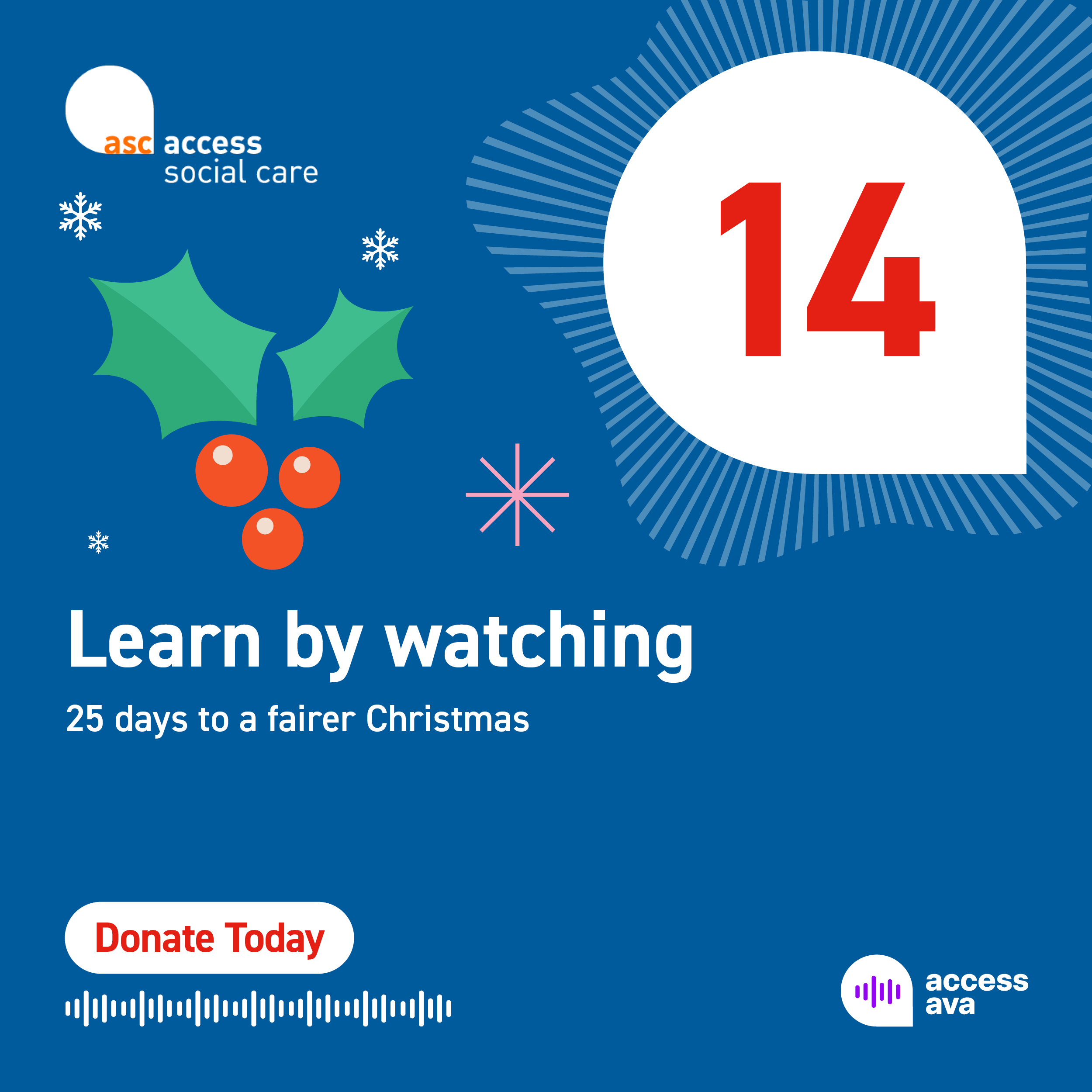 Day 14 - Learn by watching 