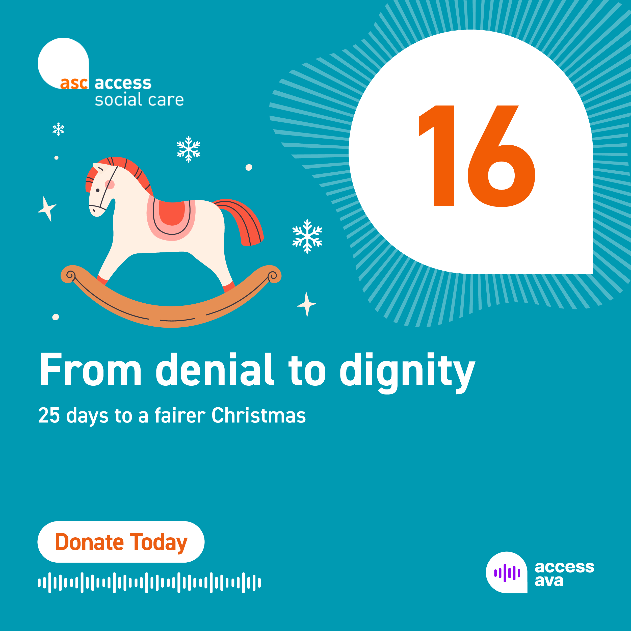 Day 16 - From denial to dignity
