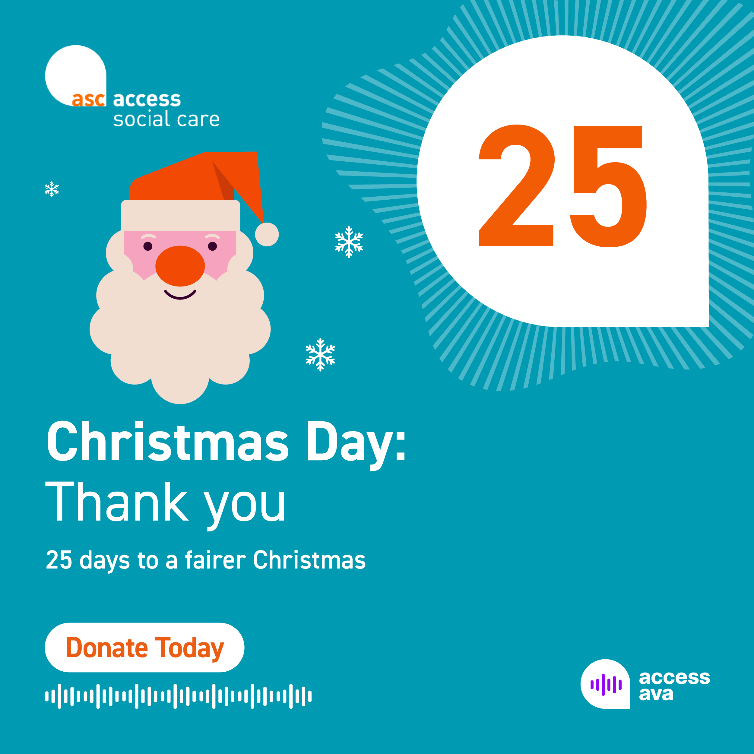 Day 25 - Merry Christmas from Access Social Care! 🎅&nbsp;
