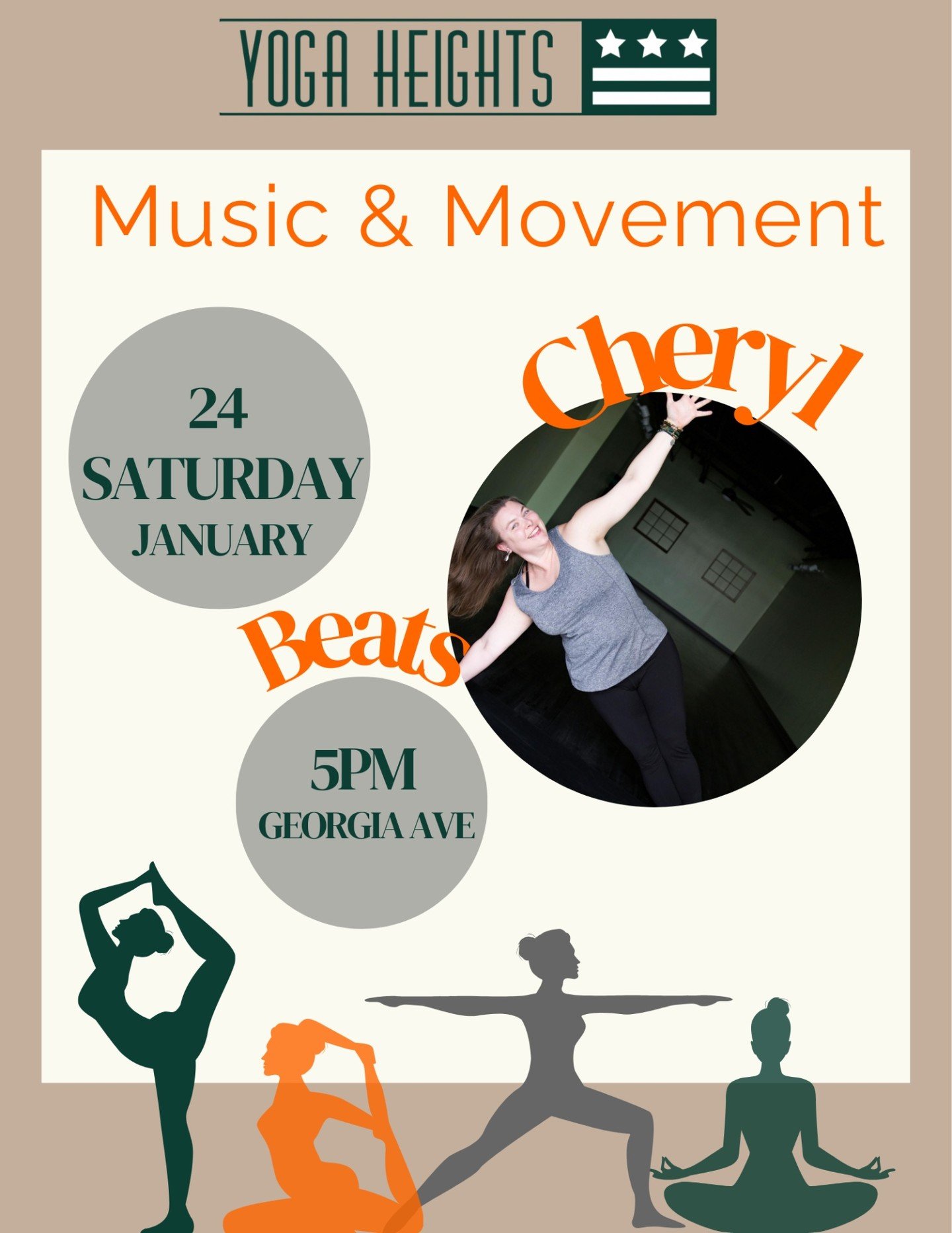 Join us this Saturday as we kick off our Music &amp; Movement series, Saturday nights at Georgia Ave! Experience a 60-minute All Levels Flow set to dynamic music. In this series, the rhythm dictates the move, creating a powerful, high-intensity worko