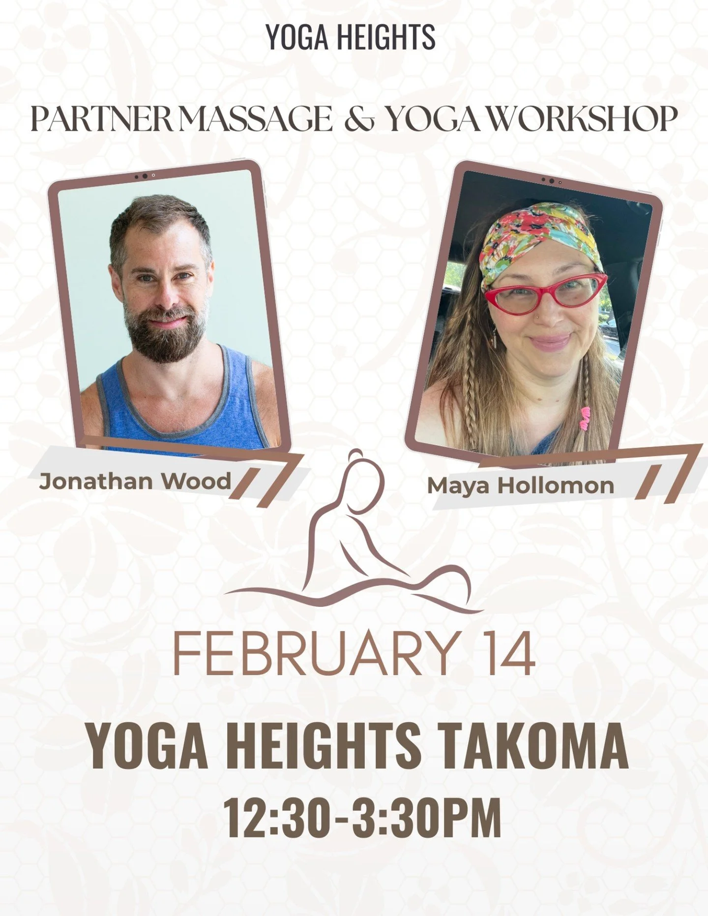 Spend Valentine's weekend learning how to adapt your yoga practice to the art of massage❤️ Co-taught by Yoga Heights&rsquo; resident massage therapist Maya Hollomon and beloved yoga teacher Jonathan Wood, this workshop will focus on simple yet effect